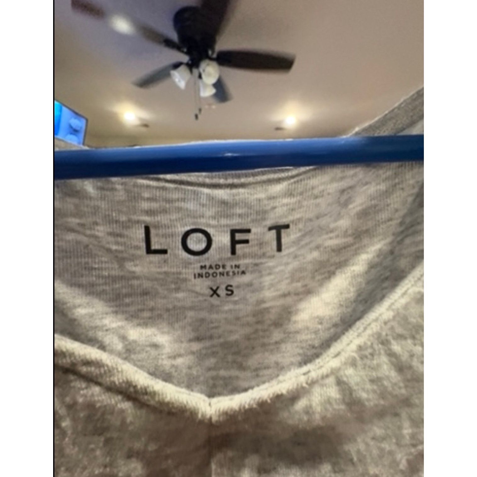 Loft LOFT Vintage Soft Women’s Small Gray T-Shirt Short Sleeve Size US S / EU 44-46 / 1 - 3 Thumbnail