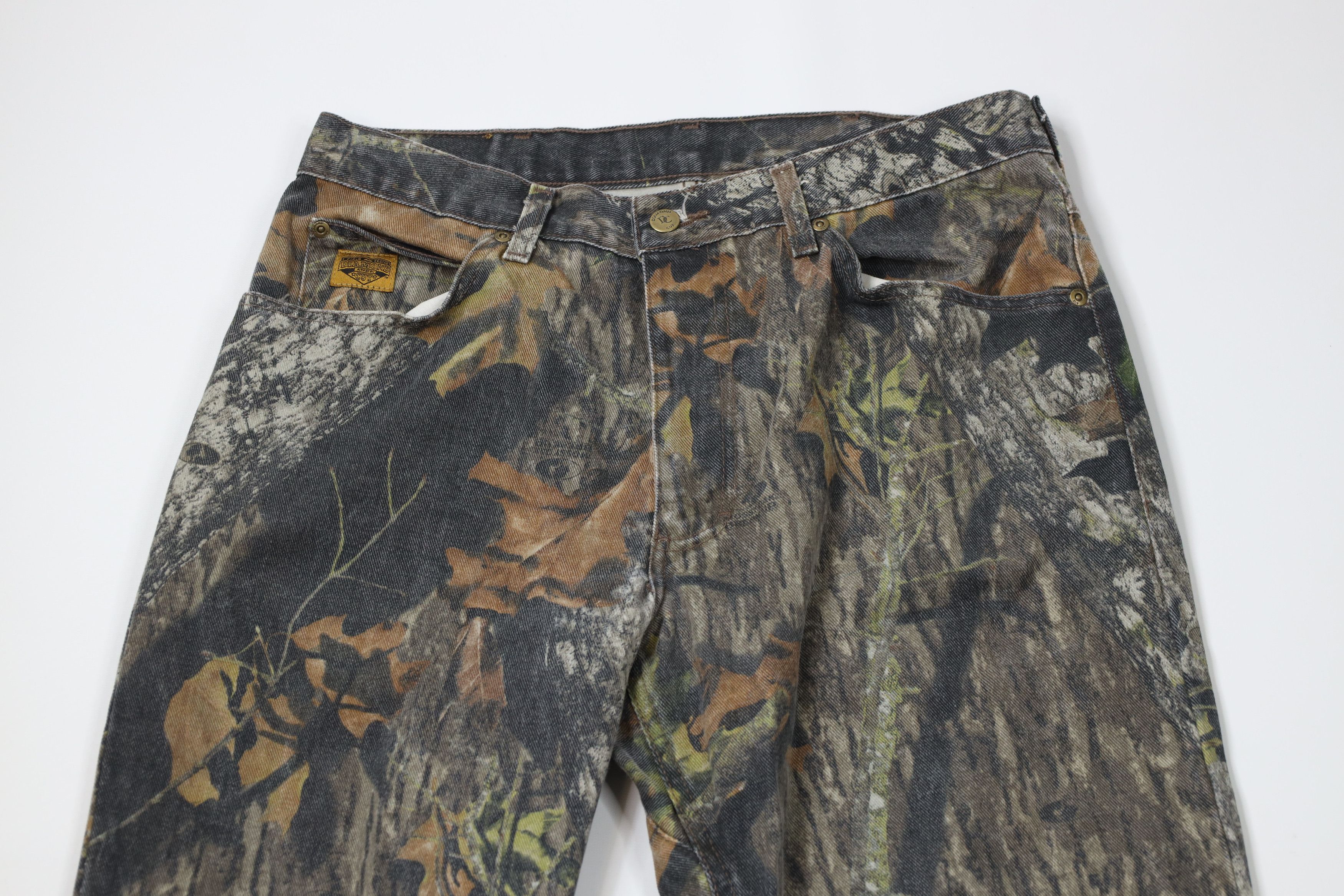 Vintage Vintage 90s Streetwear Camouflage Wide Leg Denim Jeans Size US 32 / EU 48 - 2 Thumbnail