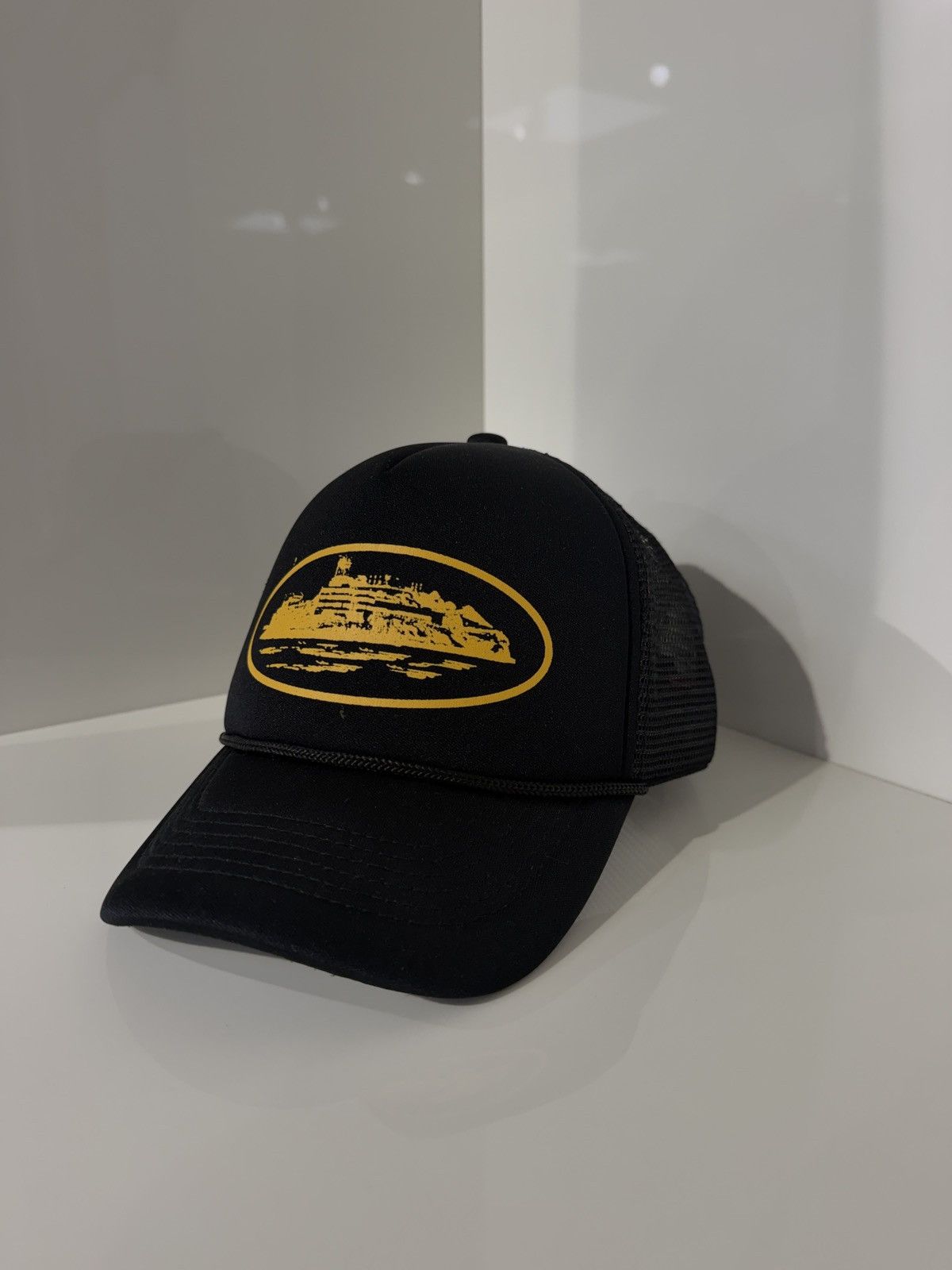 Corteiz Corteiz Black 5 Star trucker hat | Grailed
