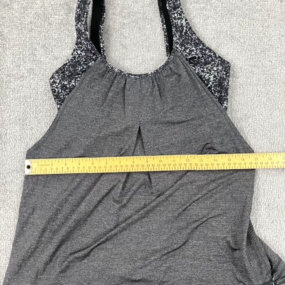 Lululemon Lululemon Tank Womens 8 Adult Gray Built in Bra Support Gym Yoga Athletic Size M / US 6-8 / IT 42-44 - 7 Thumbnail