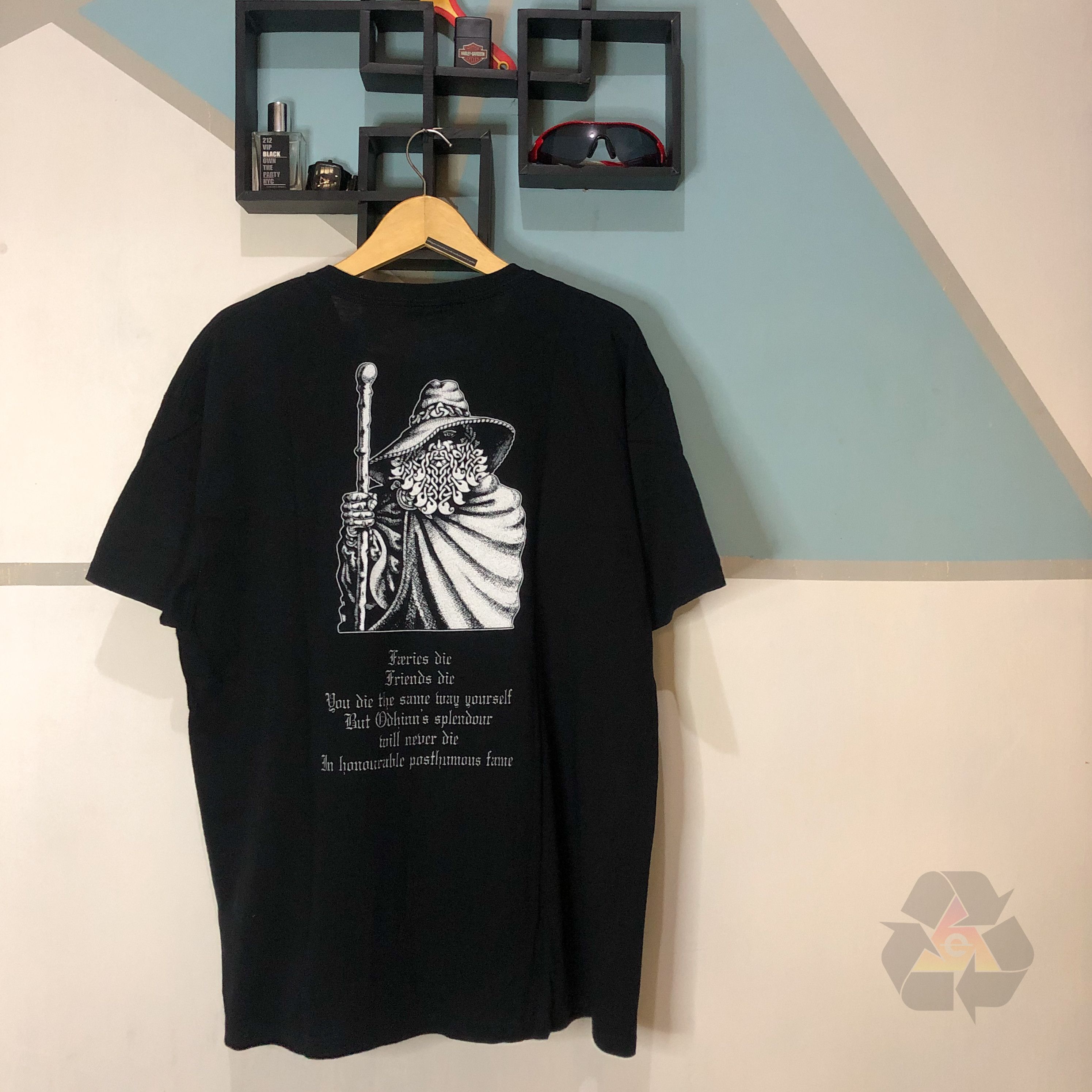 Band Tees Vintage Burzum Album Det Som Engang Var T-Shirt Size US XL / EU 56 / 4 - 8 Thumbnail