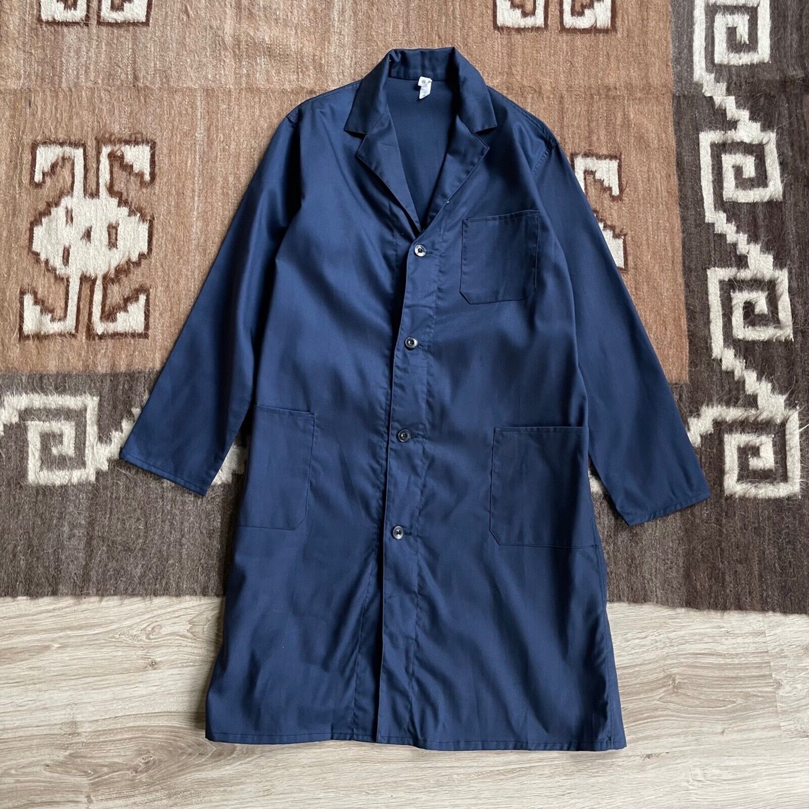 Le Laboureur Vintage French Workwear Sanfor Chore Utility Jacket 8414AC Size US M / EU 48-50 / 2 - 1 Thumbnail