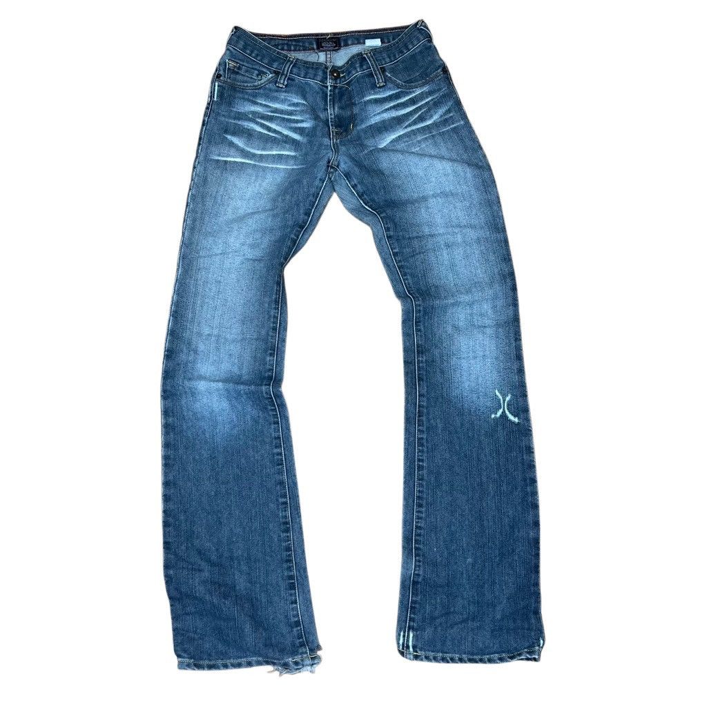 Vintage × Von Dutch Vintage 90s Y2K Von Dutch Patch Jeans Size 26 Made In USA Size 26" / US 2 / IT 38 - 1 Thumbnail