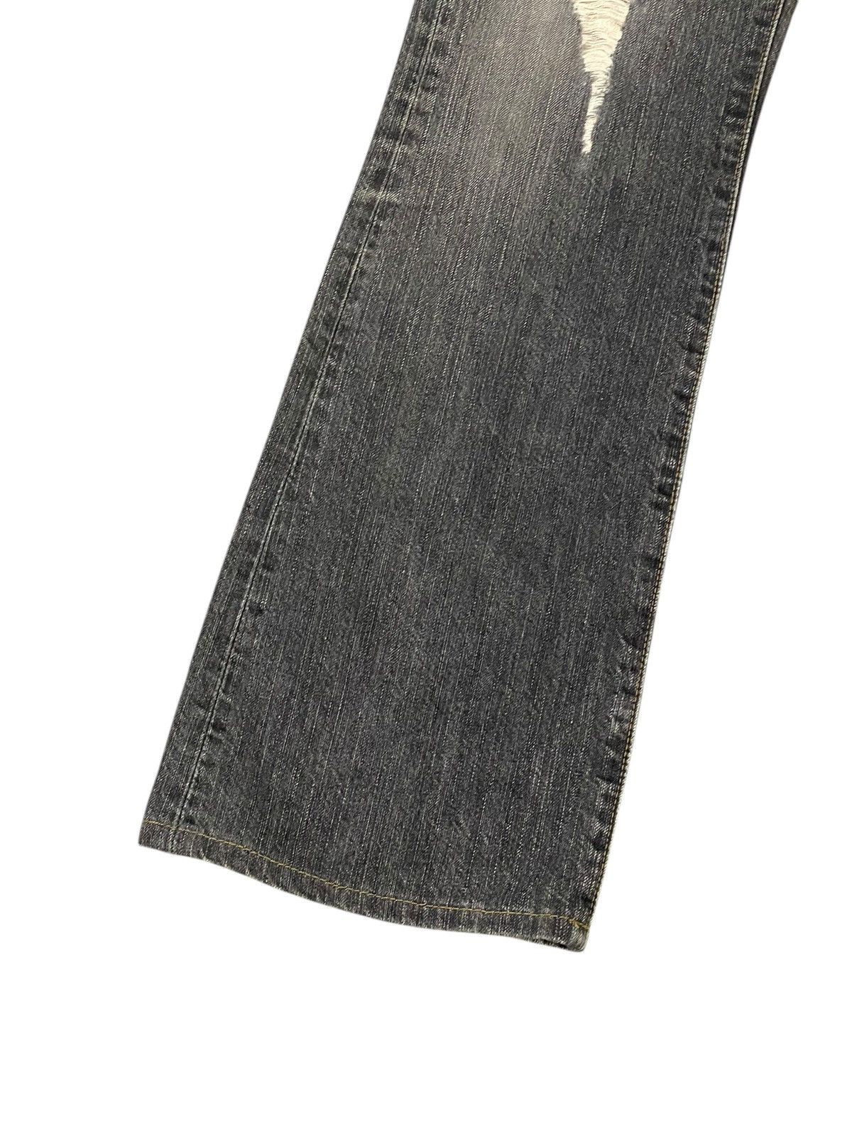 Edwin Flare Jeans Edwin Faded Distress Boot Cut 9🟦 Size US 29 - 5 Thumbnail