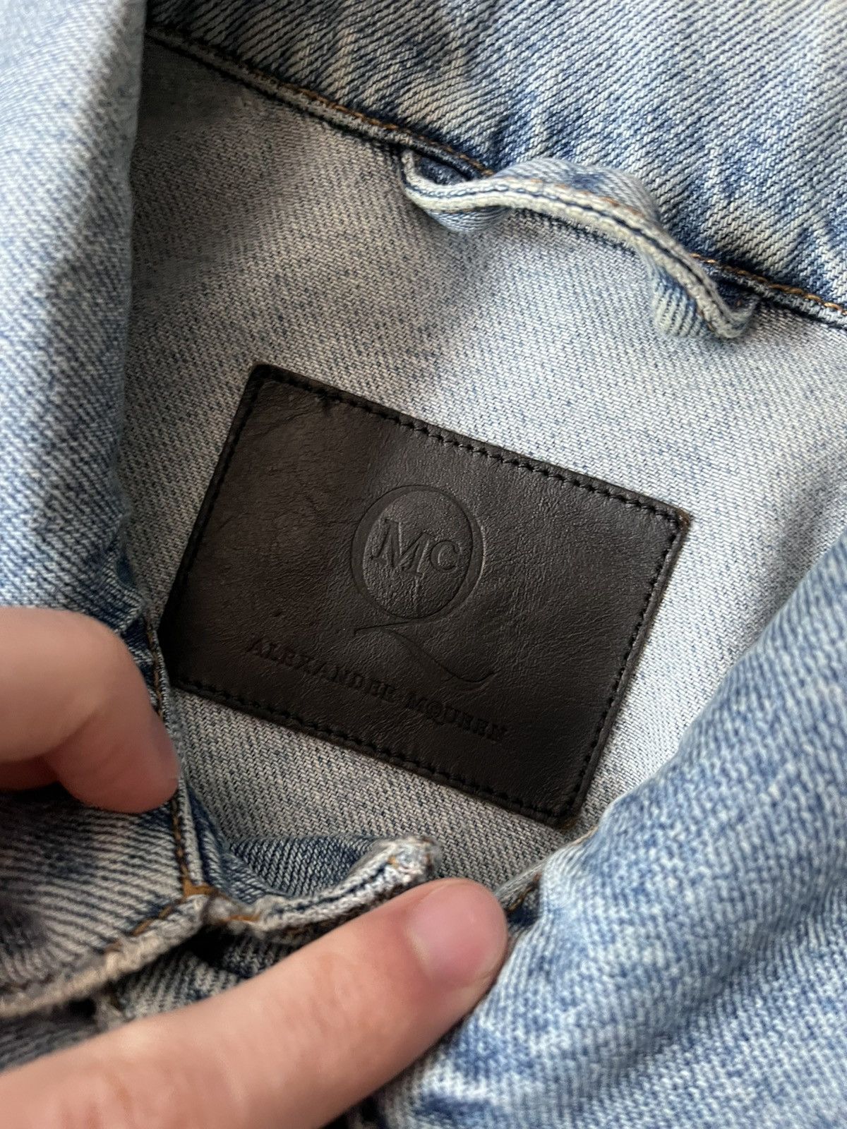 Alexander McQueen Alexander McQueen 2014 denim jacket jeans blue Size US L / EU 52-54 / 3 - 15 Thumbnail
