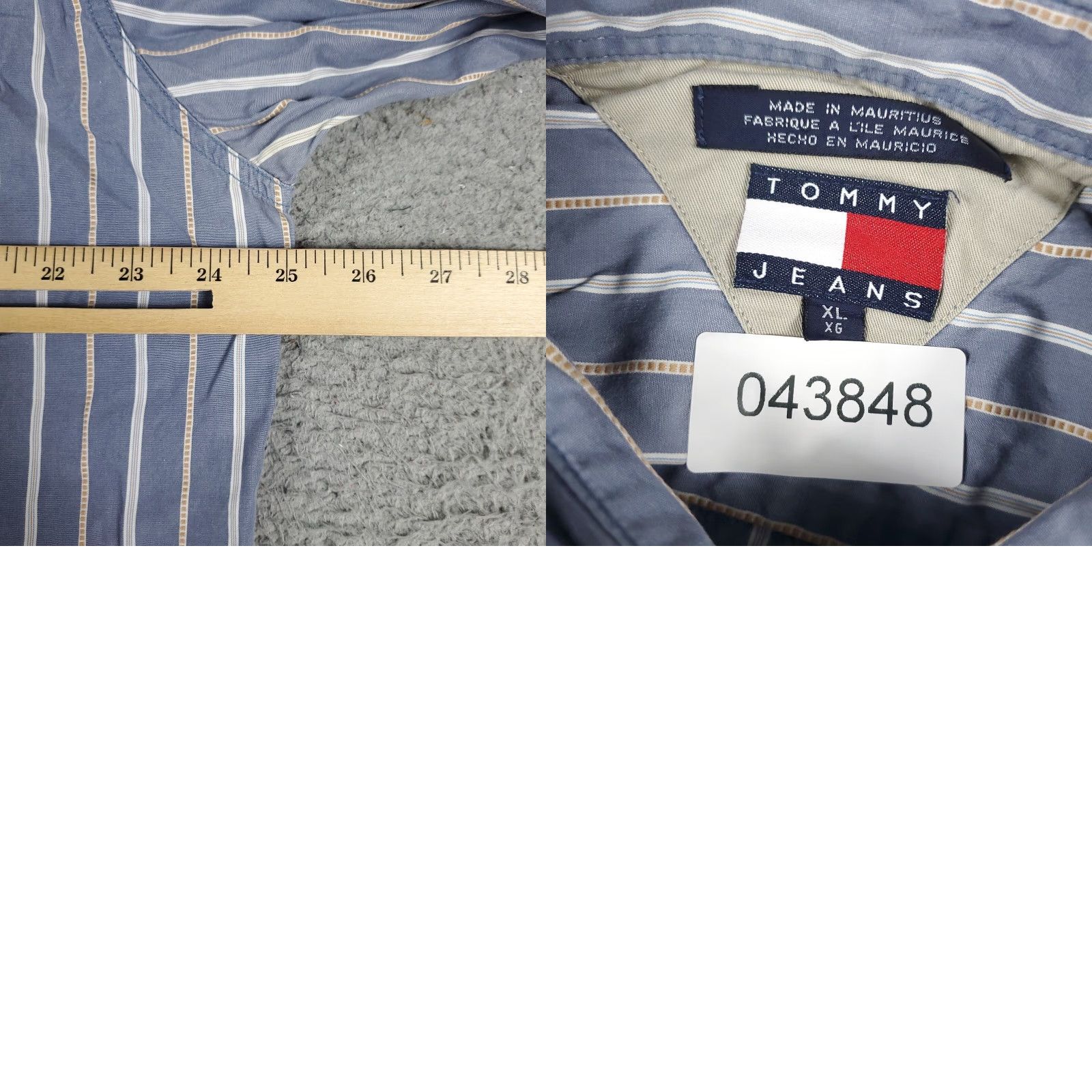Tommy Hilfiger Tommy Hilfiger Shirt Mens XL Blue Striped Button-Up Long Sleeve Casual Formal Workwear Classic Colorful Preppy Mens Size US XL / EU 56 / 4 - 8 Thumbnail