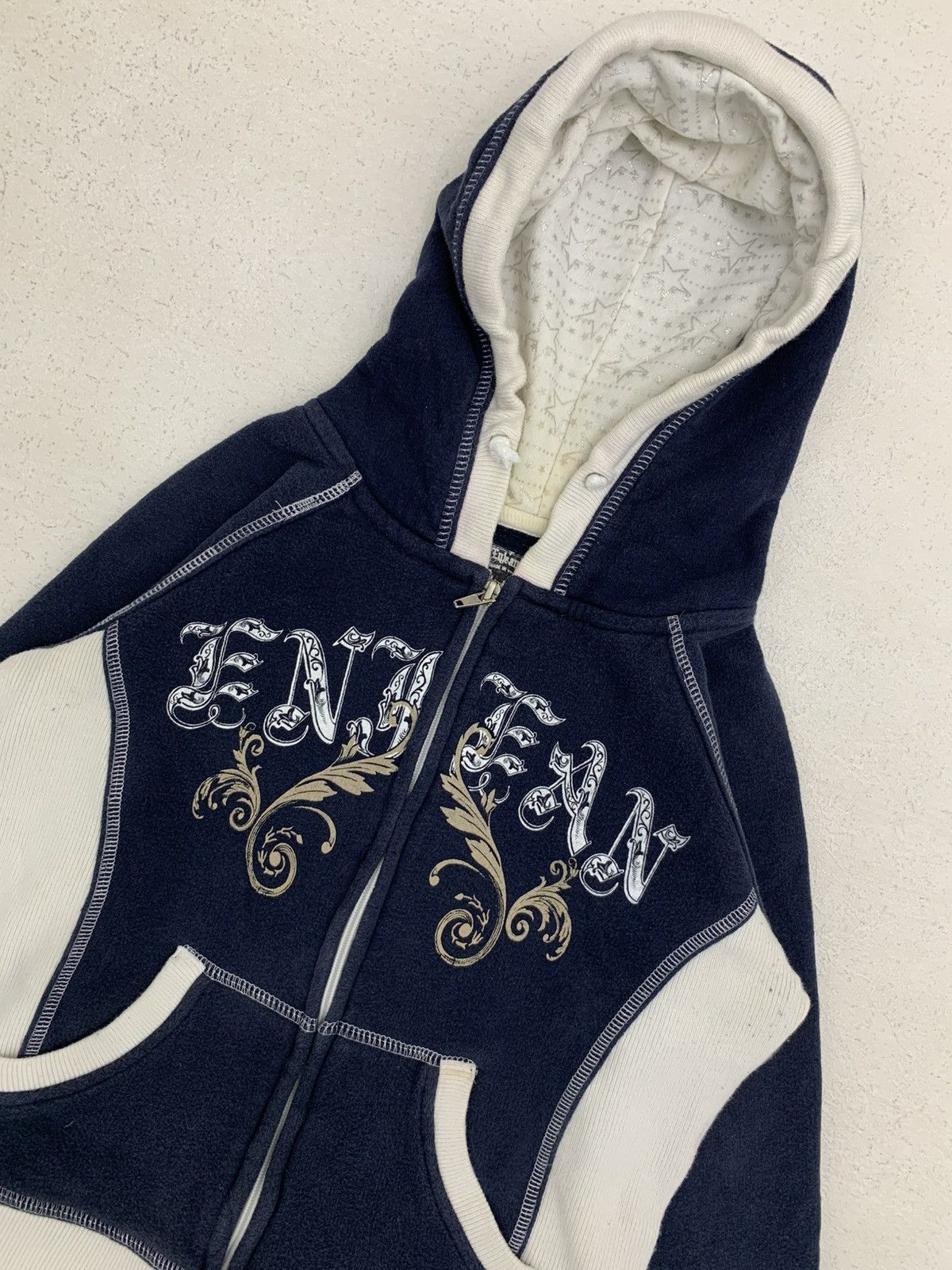 Le Grande Bleu (L.G.B.) Y2K Enjean Boxy Fit Hoodie IFSIXWASNINE LGB HYSTERIC STYLE Size US M / EU 48-50 / 2 - 3 Thumbnail