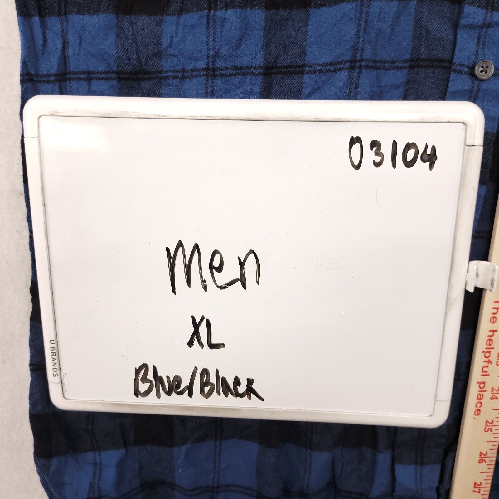 Croft & Barrow Croft & Barrow Buffalo Check Flannel Shirt Mens Size XL Blue Size US XL / EU 56 / 4 - 7 Thumbnail