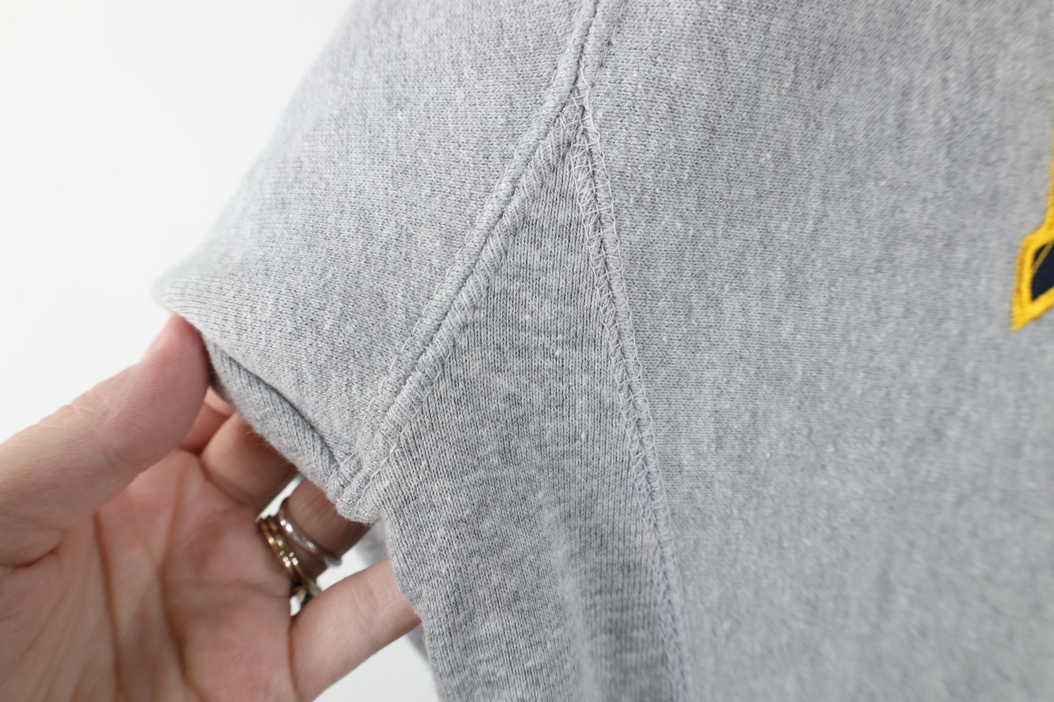 Vintage Vintage 90s University of Michigan Hoodie Heather Gray Size US M / EU 48-50 / 2 - 7 Thumbnail