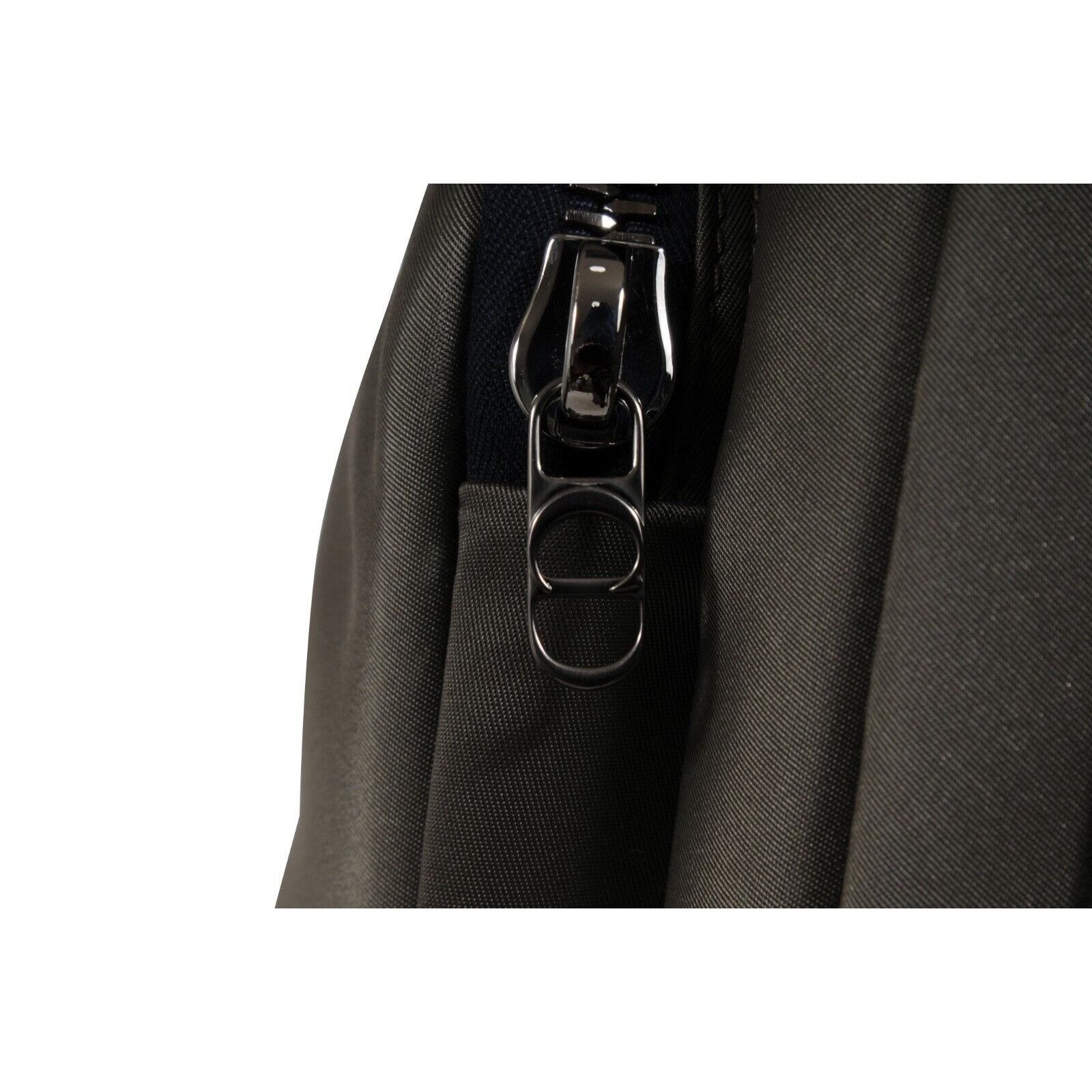 Dior × Sacai Saddle Messenger Bag Olive Green Navy Blue Leather - 02268 Size ONE SIZE - 10 Thumbnail