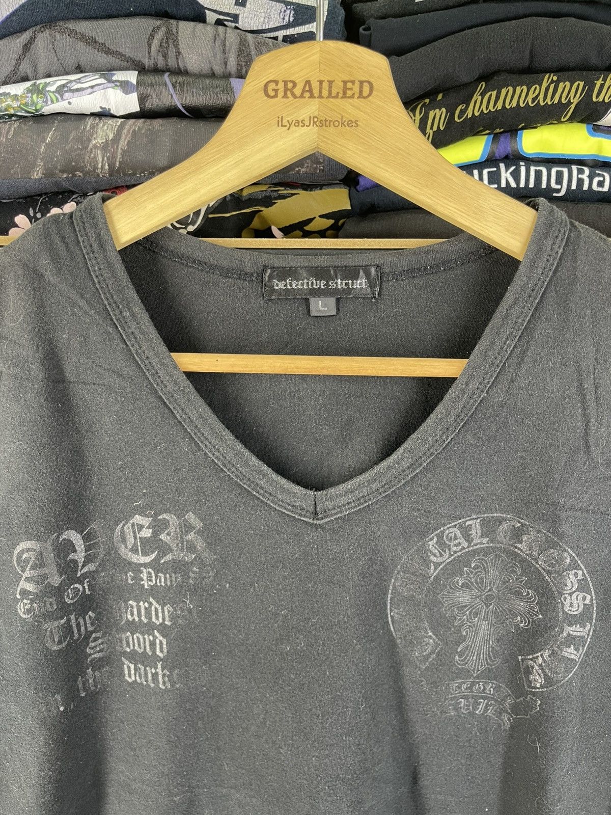 Defective Struct Vintage Defective Struct Design Chrome Hearts Shirt Tee Size US L / EU 52-54 / 3 - 3 Thumbnail