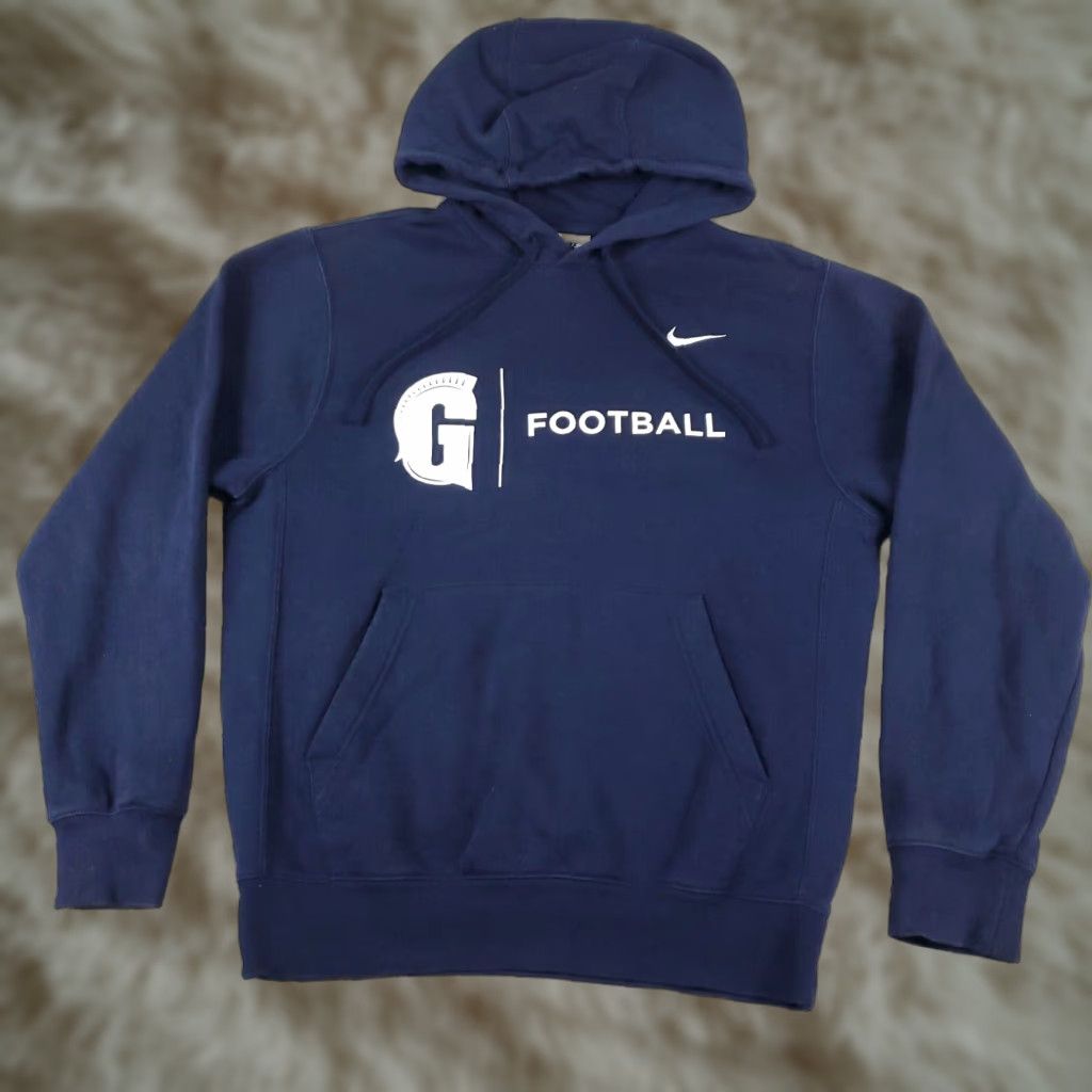 Nike Nike Hoodie Mens Small Blue Pullover Sportswear Adjustable Hoodie Size US S / EU 44-46 / 1 - 1 Thumbnail