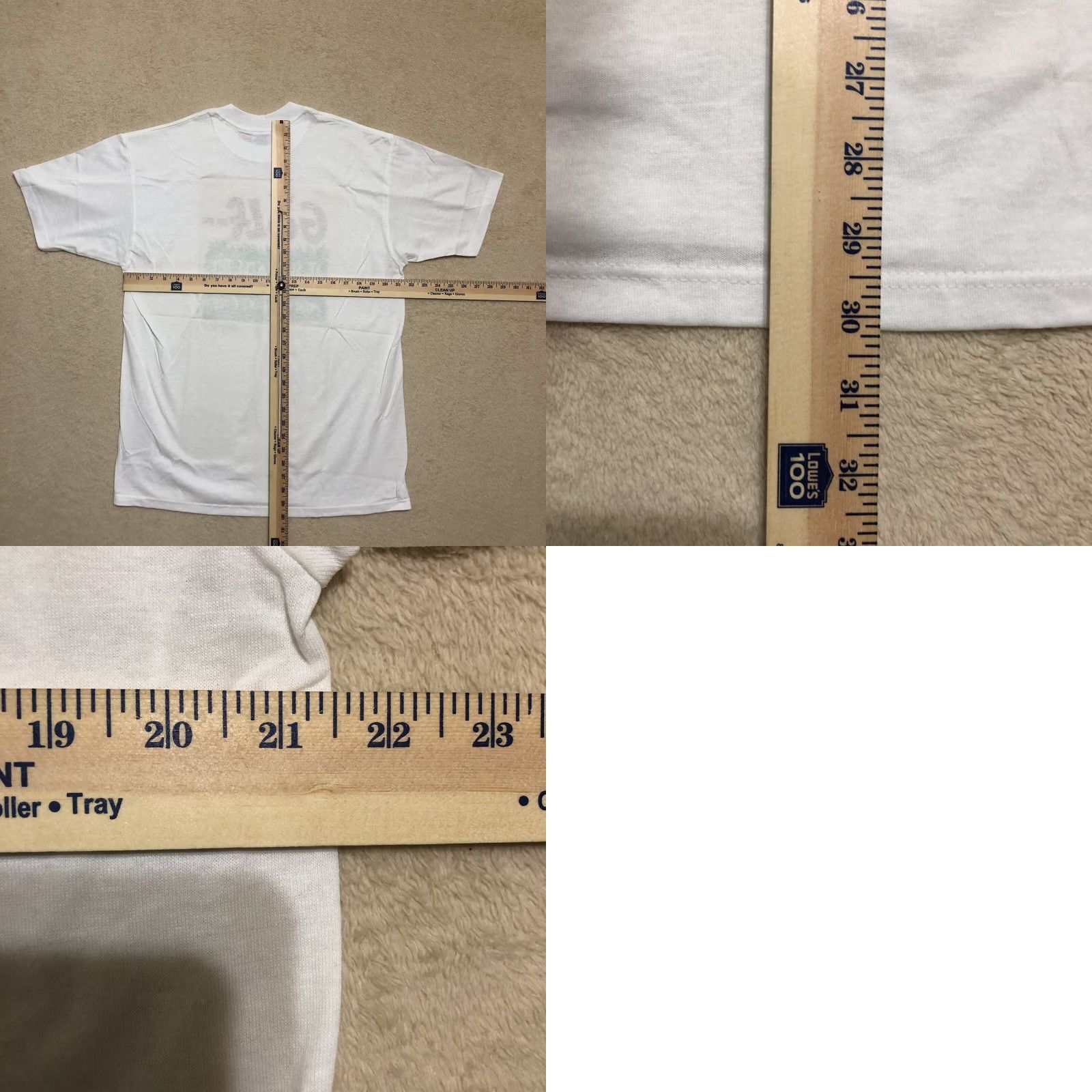 Vintage VINTAGE Shoebox Greetings Golf Shirt White T-Shirt Mens XL Regular Crew Neck Logo Size US XL / EU 56 / 4 - 8 Thumbnail