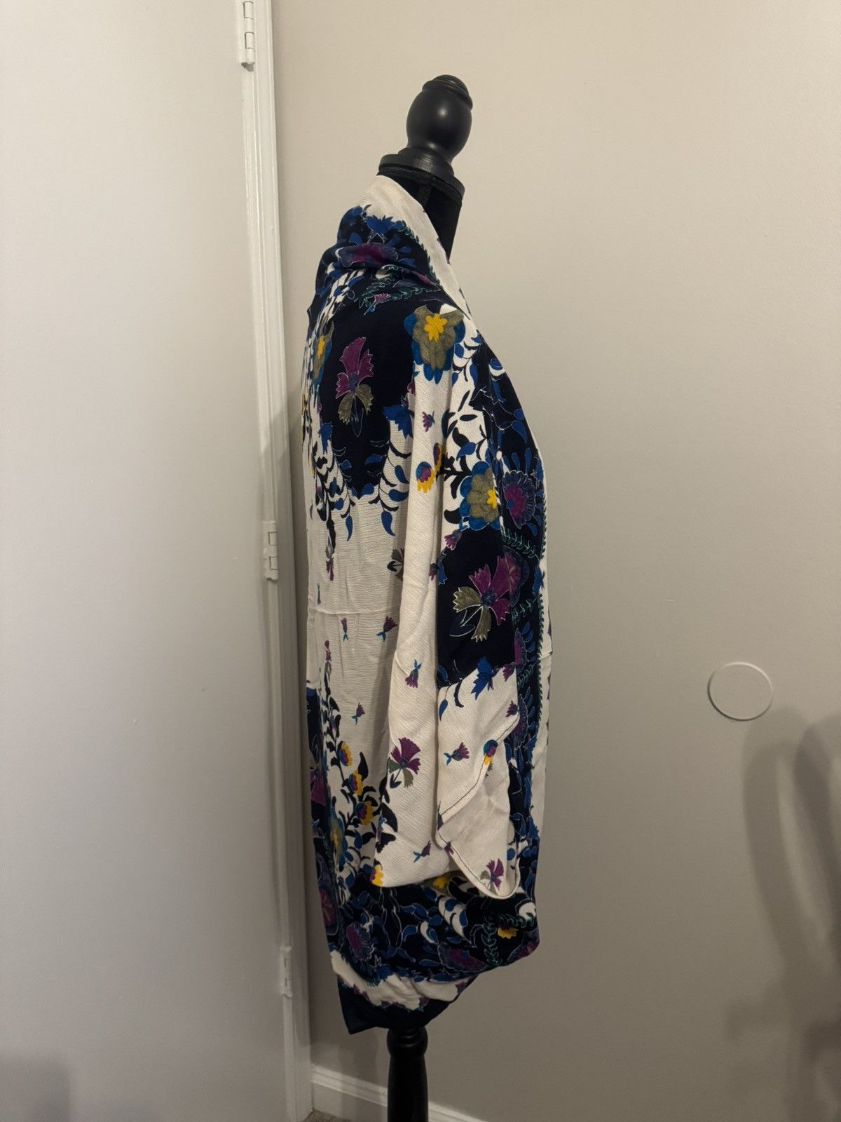 Other Multicolored Floral Boho Kimono Shrug Cover-Up Women's Size ONE SIZE - 4 Thumbnail