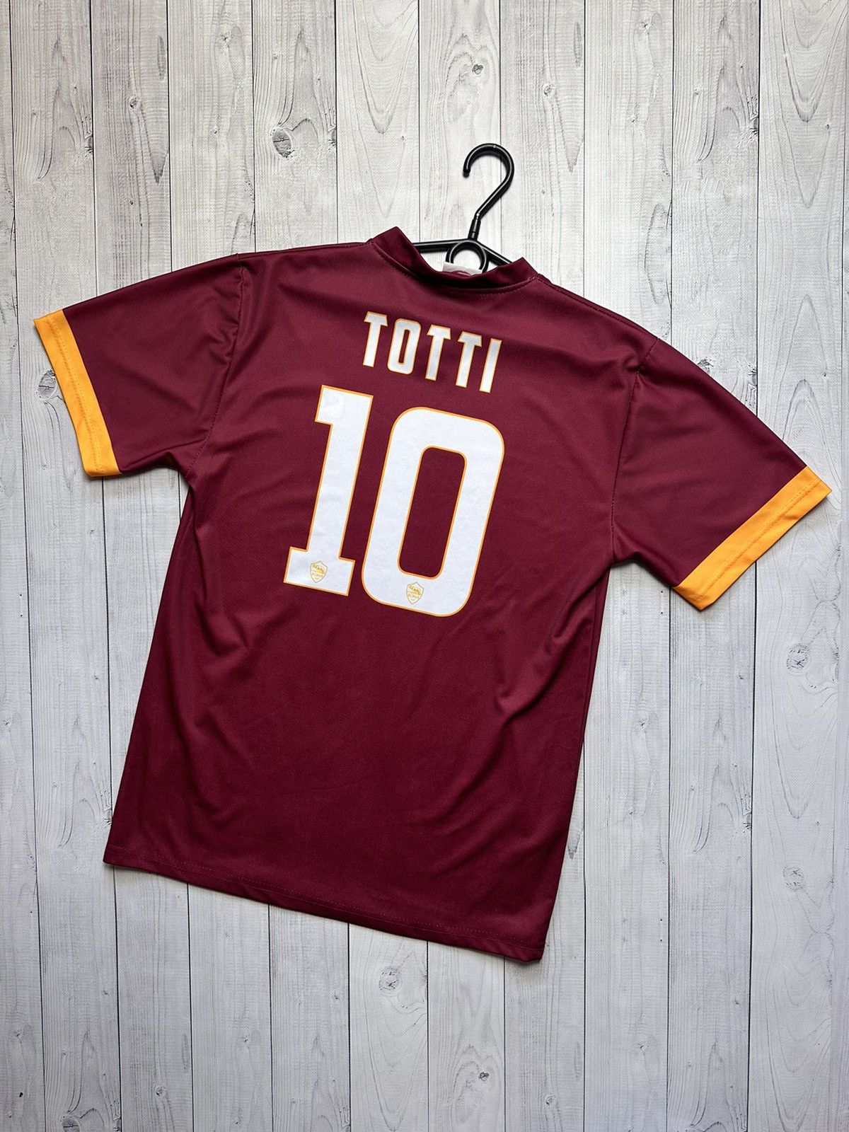 Vintage AS Roma soccer jersey 10 Totti size S official