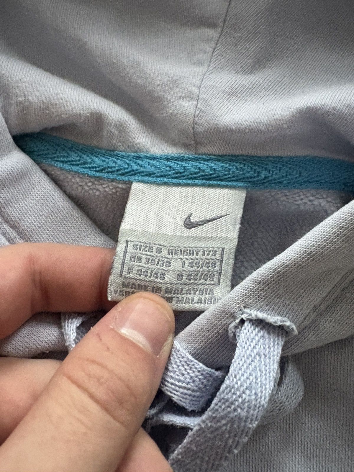 Nike 90s Nike Vintage Oversized Big Logo Retro Hoodie Y2K Rare Size US S / EU 44-46 / 1 - 4 Thumbnail