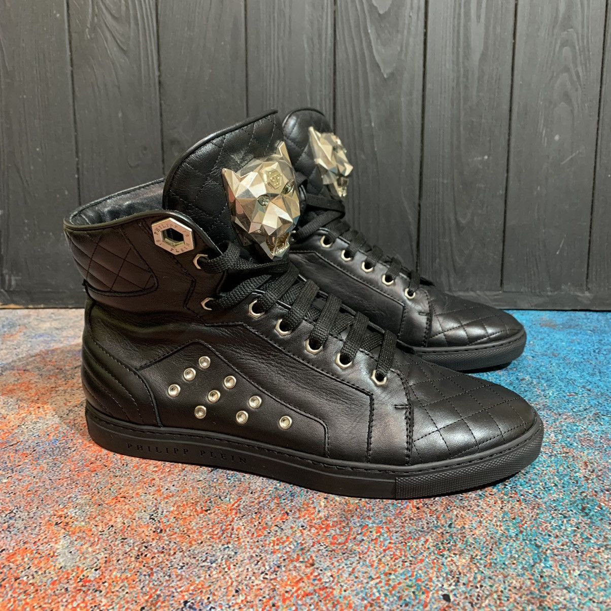 Philipp Plein Philipp Plein Women’s Leather Sneakers Size 38 Size US 8 / IT 38 - 3 Thumbnail