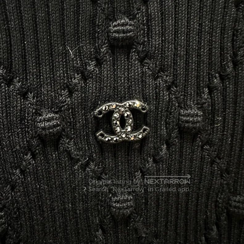 Chanel Chanel Knitted Turtleneck Diamond Logo Slim Long Sleeve Size XS / US 0-2 / IT 36-38 - 6 Thumbnail