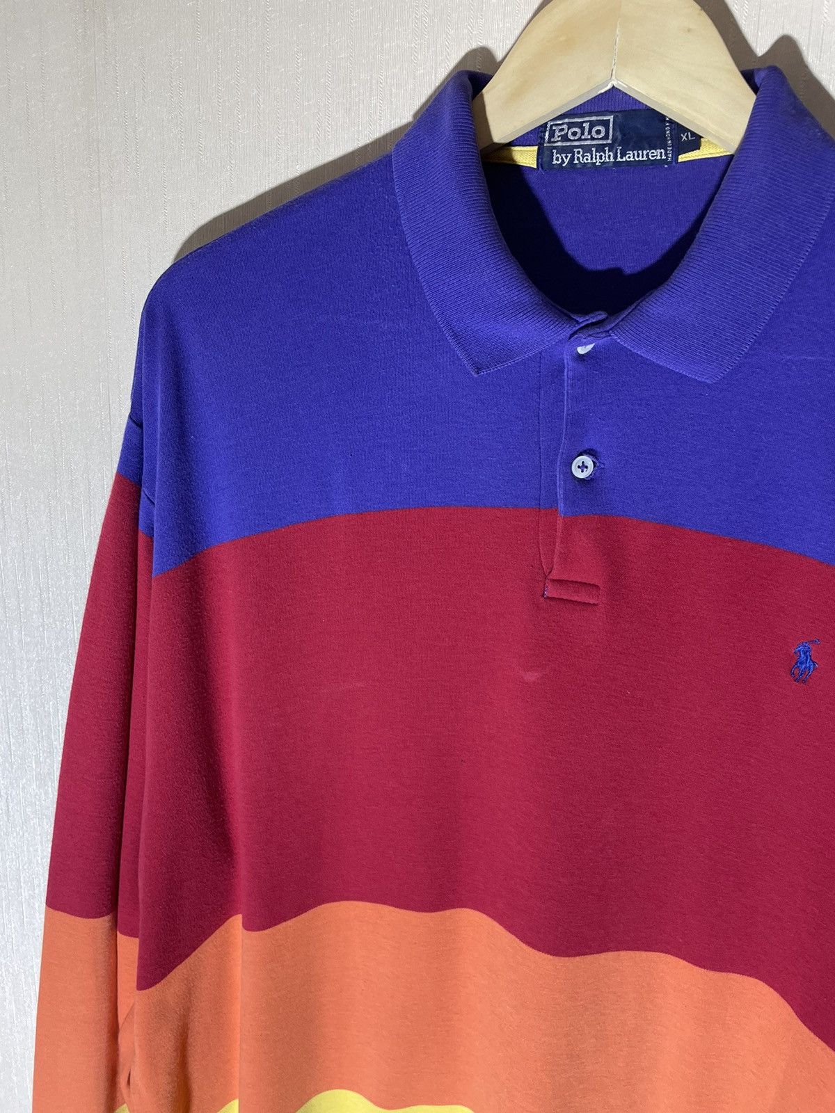 Polo Ralph Lauren × Vintage Polo Ralph Lauren vintage rugby jersey 90s Size US XL / EU 56 / 4 - 3 Thumbnail