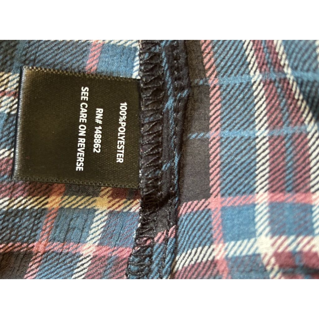 Other Torrid Memory Plaid Shirttail Kimono Lightweight Sheer Blue Size XL / US 12-14 / IT 48-50 - 8 Thumbnail