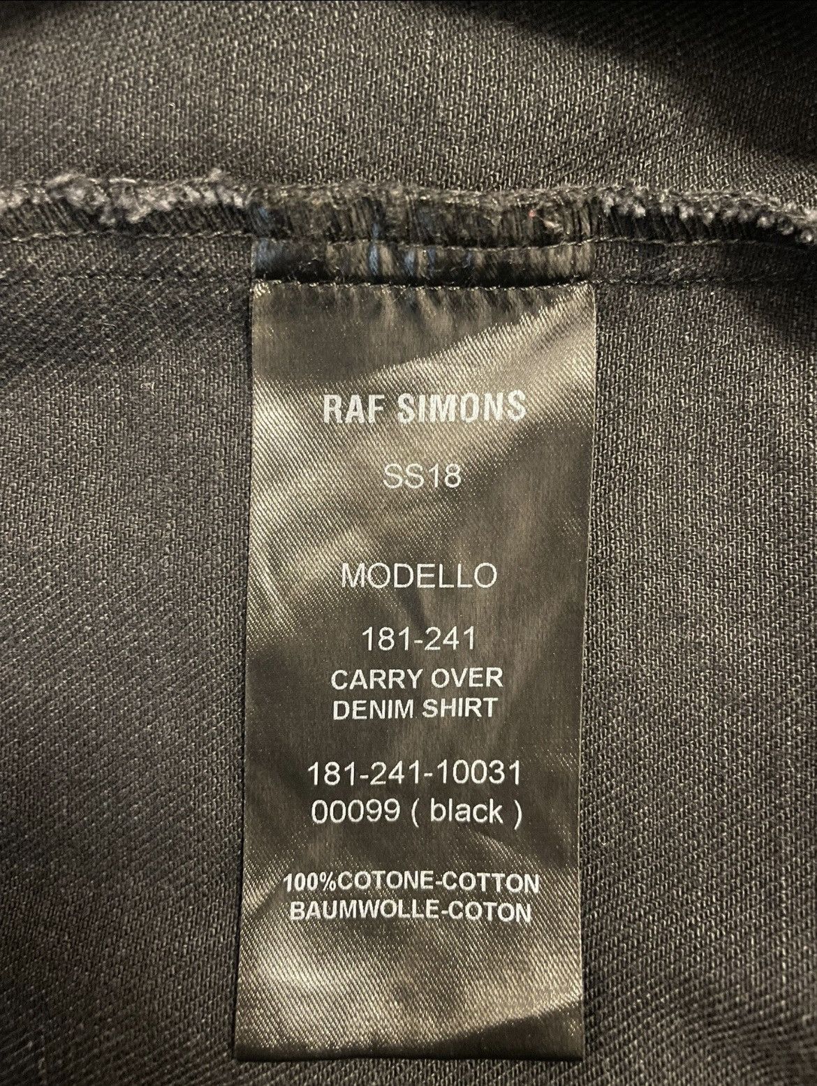 Raf Simons Raf Simons SS18 blade runner shirt Size US S / EU 44-46 / 1 - 6 Thumbnail