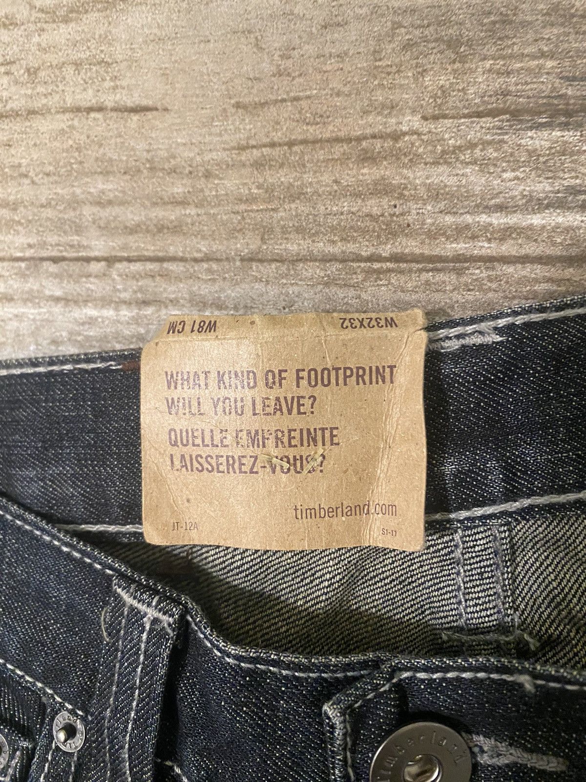 Timberland Timberland Indigo-Dyed Straight Leg Jeans Size US 32 / EU 48 - 6 Thumbnail
