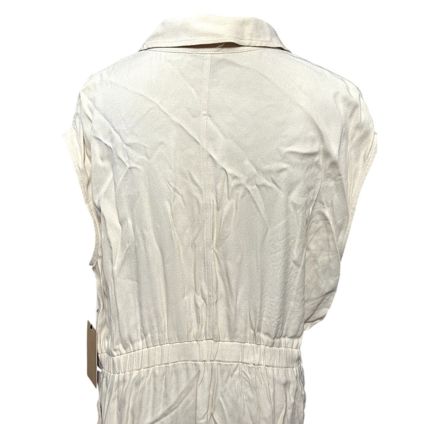 Other Halogen Midi Wrap Dress Notch Lapel Sleeveless Cream 1X NWT Size XL / US 12-14 / IT 48-50 - 6 Thumbnail
