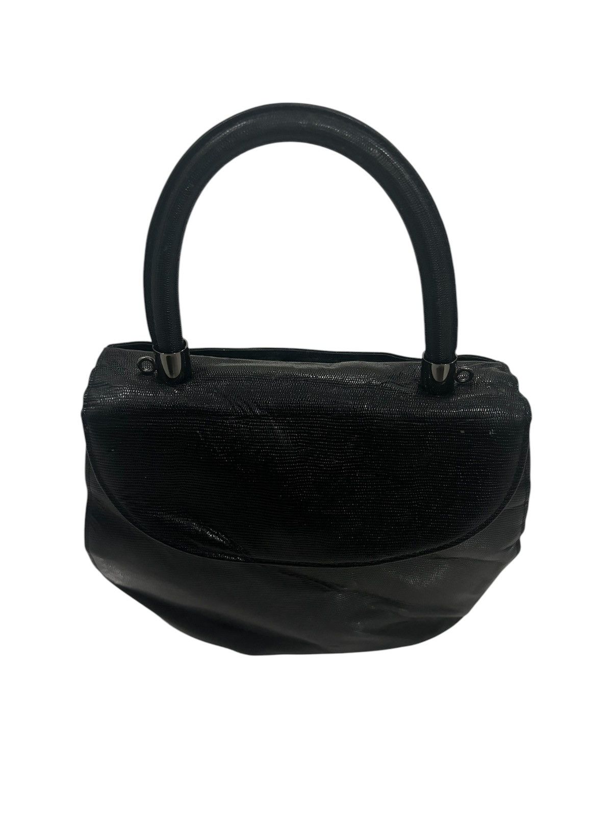Leather × Vintage TOWANNY HANDLE BAG X BLACK LEATHER Size ONE SIZE - 2 Thumbnail