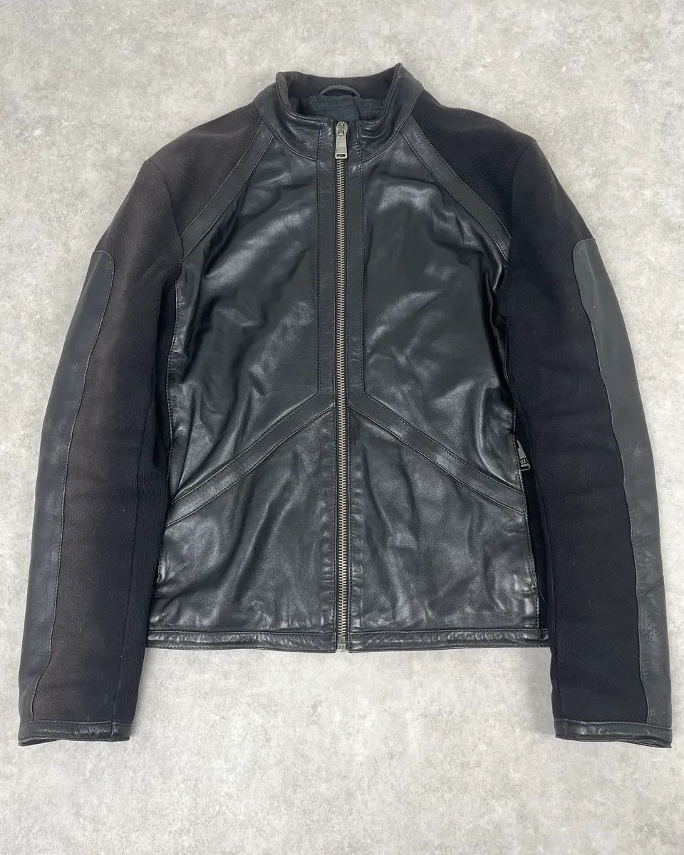 Dirk Bikkembergs 2000s Dirk Bikkembergs Hybird Leather Jacket Size US M / EU 48-50 / 2 - 1 Thumbnail