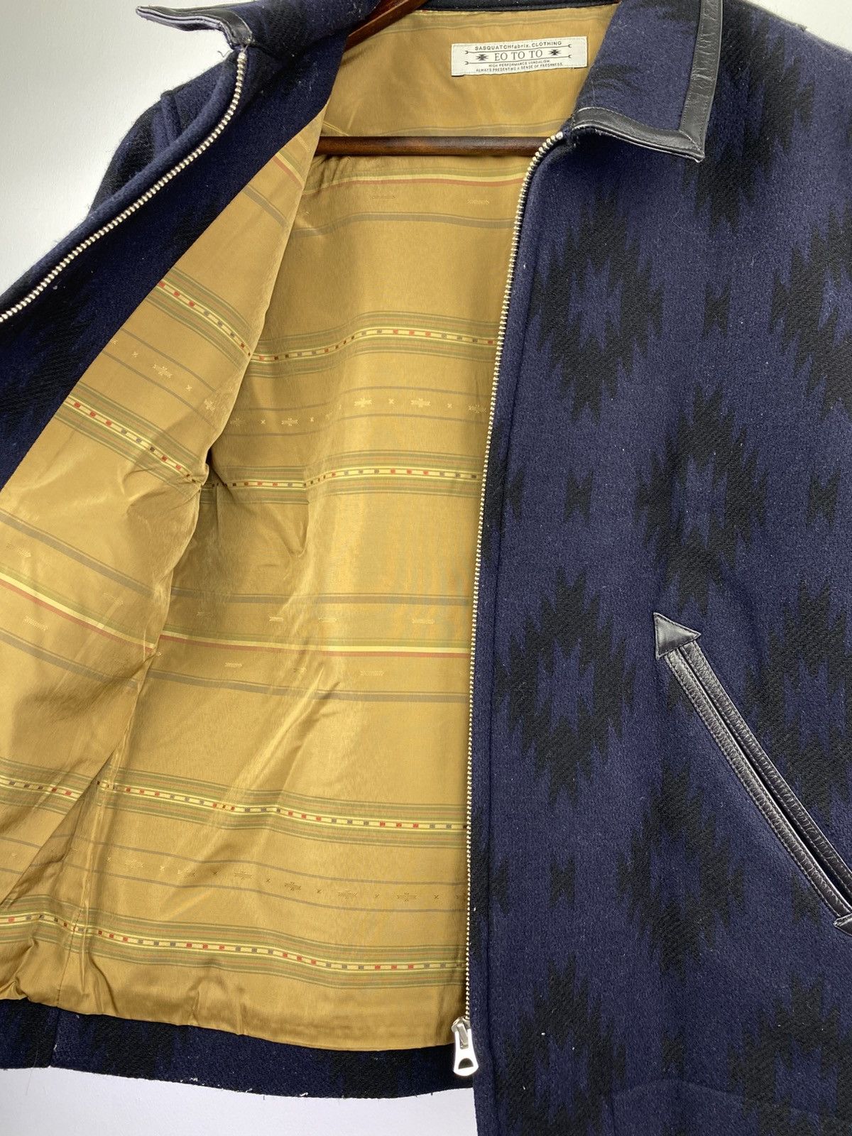 Sasquatchfabrix Sasquatchfabrix Wool Blouson Navajo Print Jacket Japan Size US M / EU 48-50 / 2 - 13 Thumbnail
