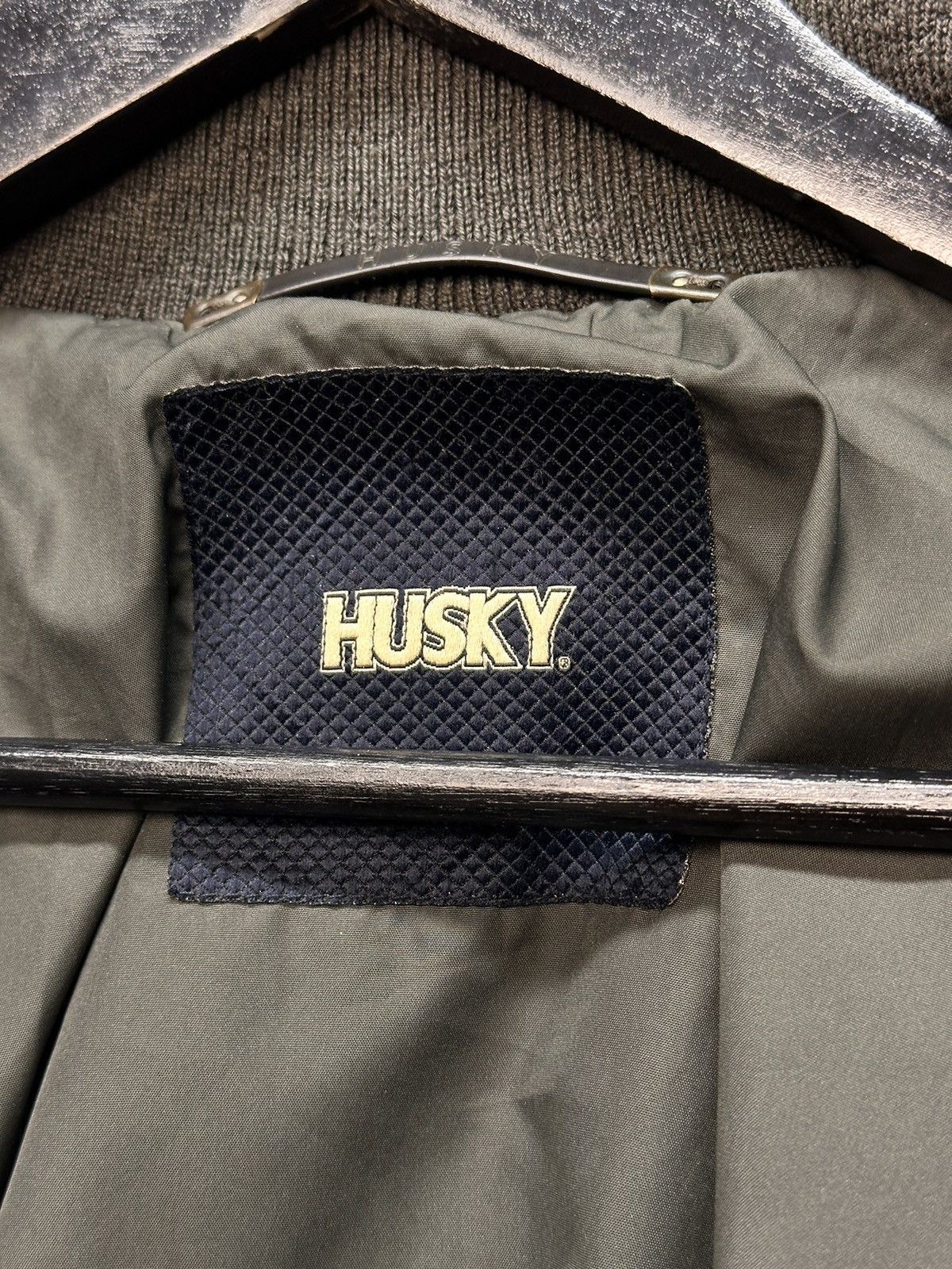 Giorgio Armani Husky grey padded overcoat minimalist Japan tech style Size US L / EU 52-54 / 3 - 12 Thumbnail