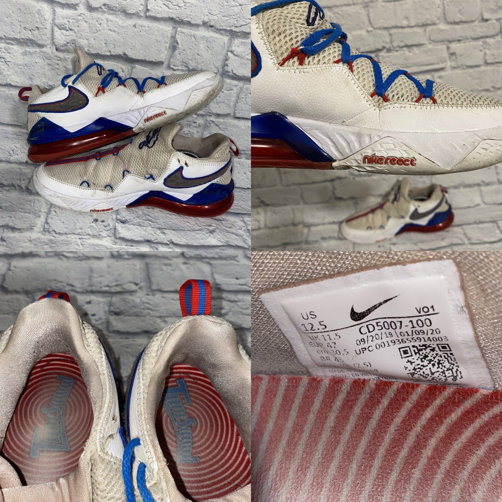 Nike Nike LeBron James Tune Squad Space Jam 2 CD5007-100 Low Top Sneaker Men 12.5 Size US 13 / EU 46 - 8 Thumbnail