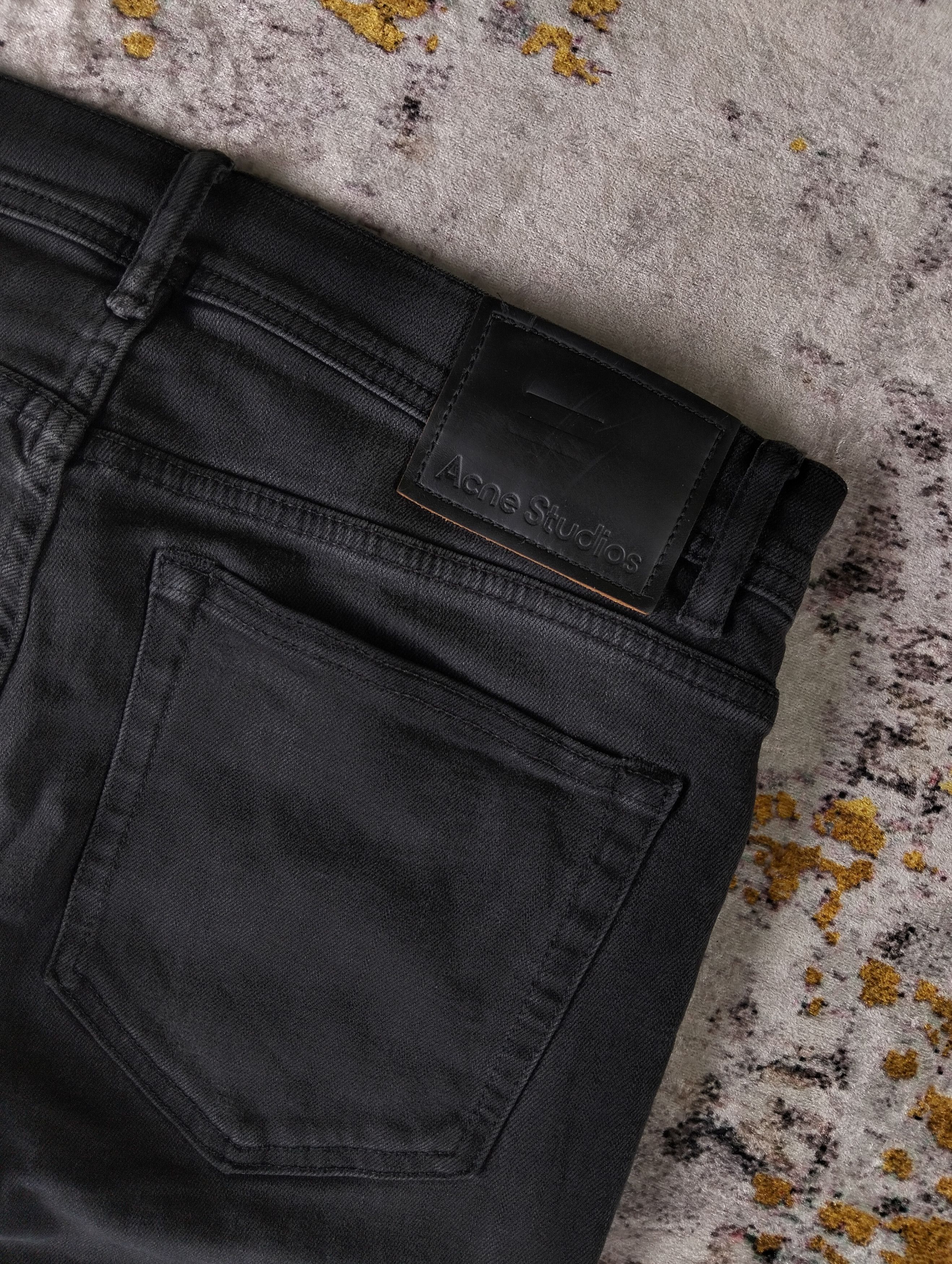 Acne Studios Acne Studios North Used Black Skinny Jeans Size US 31 - 9 Thumbnail