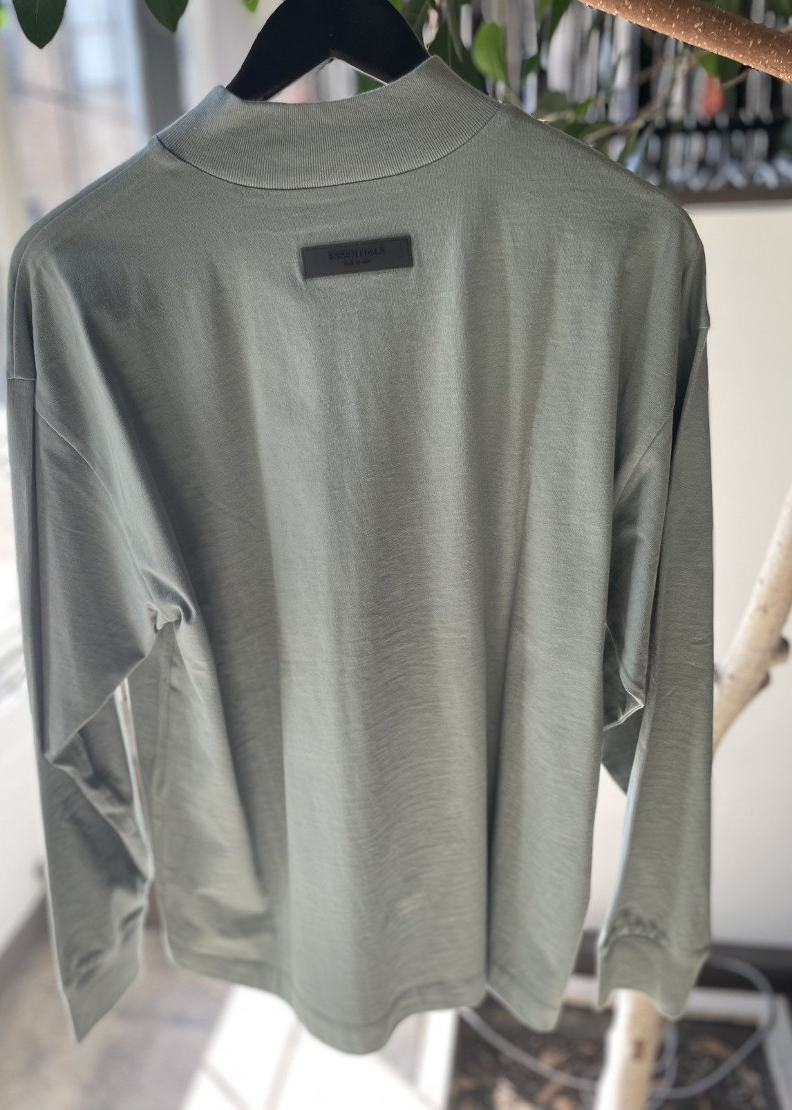Fear of God Essentials LS Tee Sycamore Size