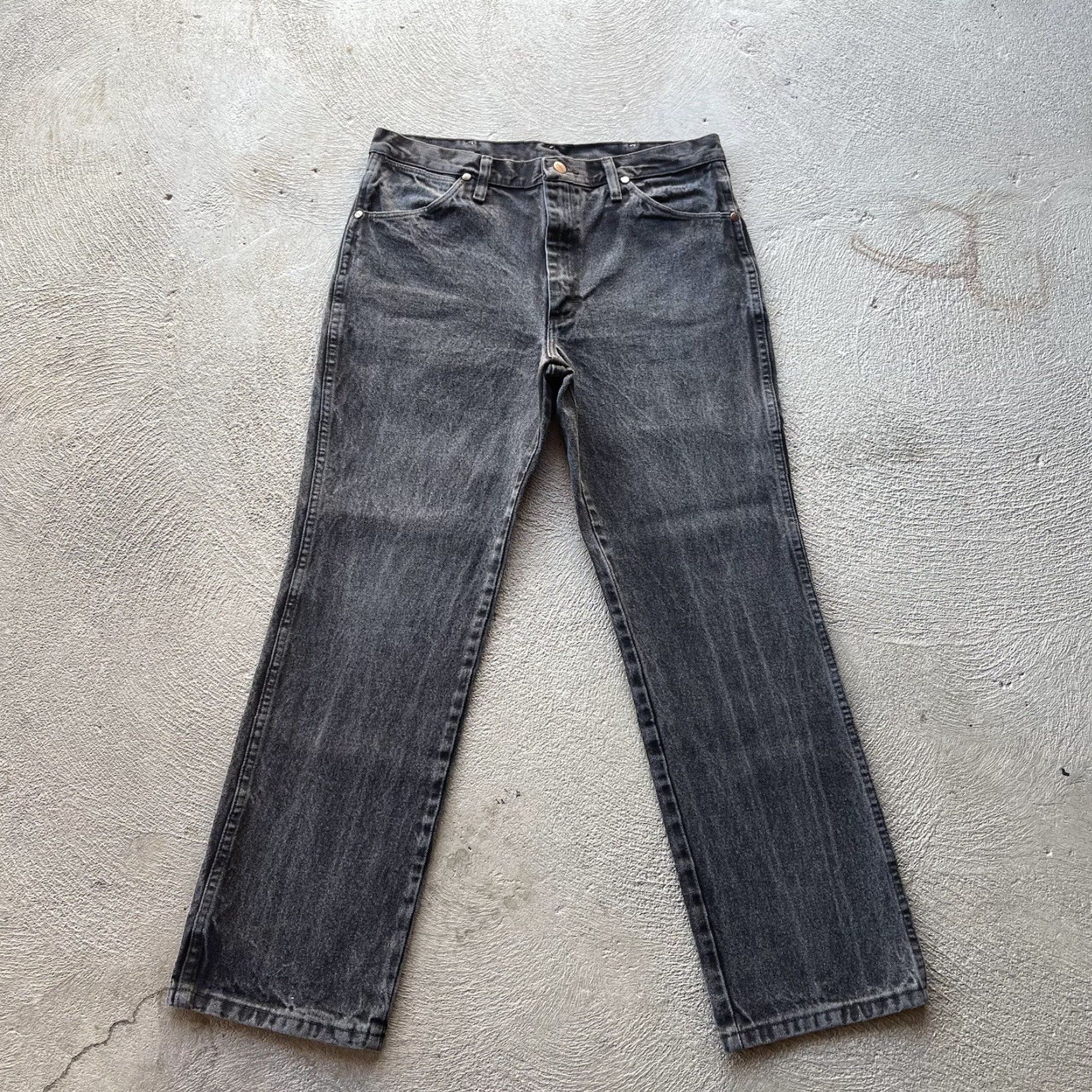 Wrangler Wrangler Jeans Mens 34x30 Denim Pants Cowboy Western Straight Fit Brown 90s Vintage Style Size US 34 / EU 50 - 3 Thumbnail
