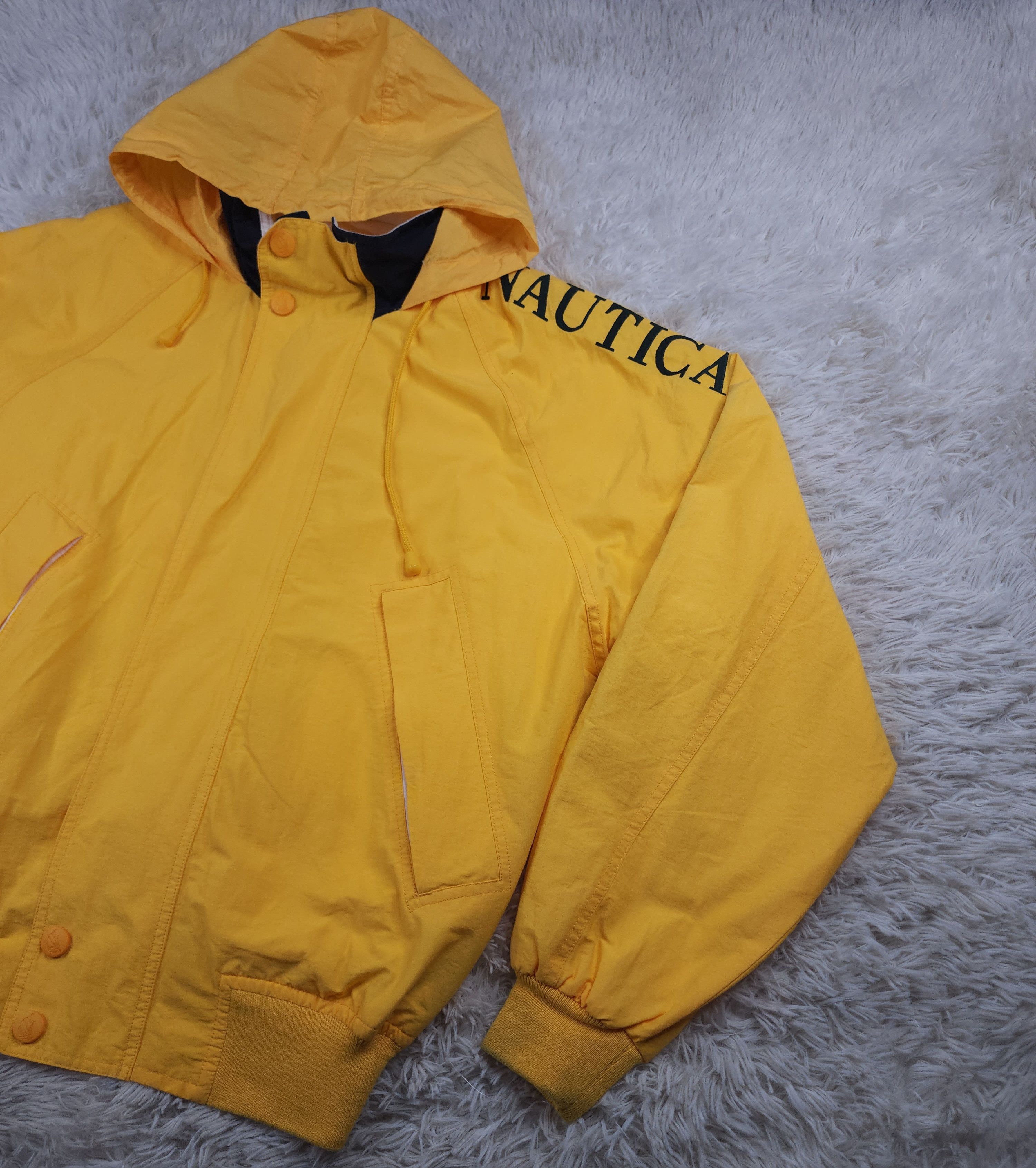 Nautica Vintage Nautica full zip yellow anorak jacket Size US XL / EU 56 / 4 - 2 Thumbnail
