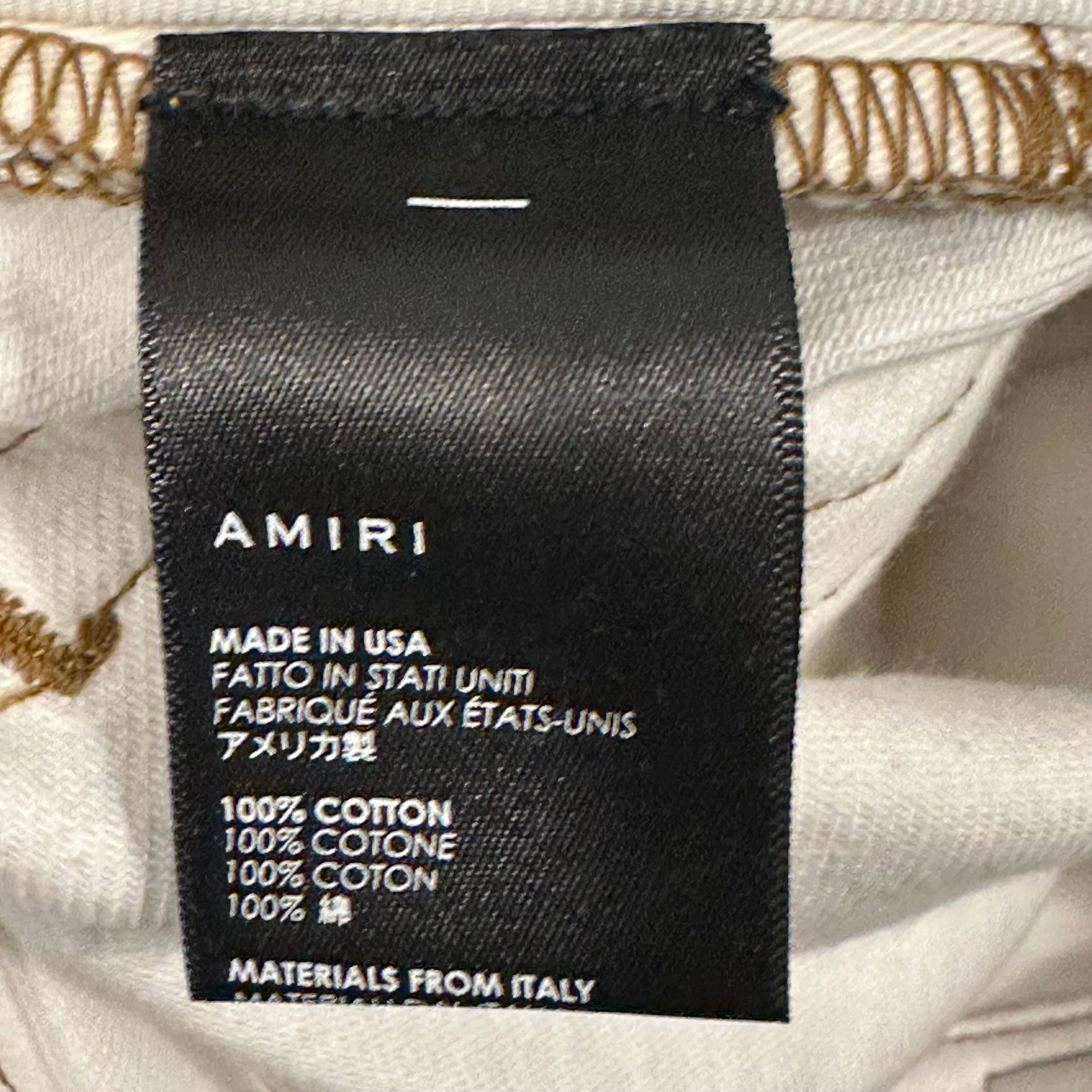 Amiri Amiri Plain White Flare Denim Jeans Sz 30 Size US 30 / EU 46 - 5 Thumbnail