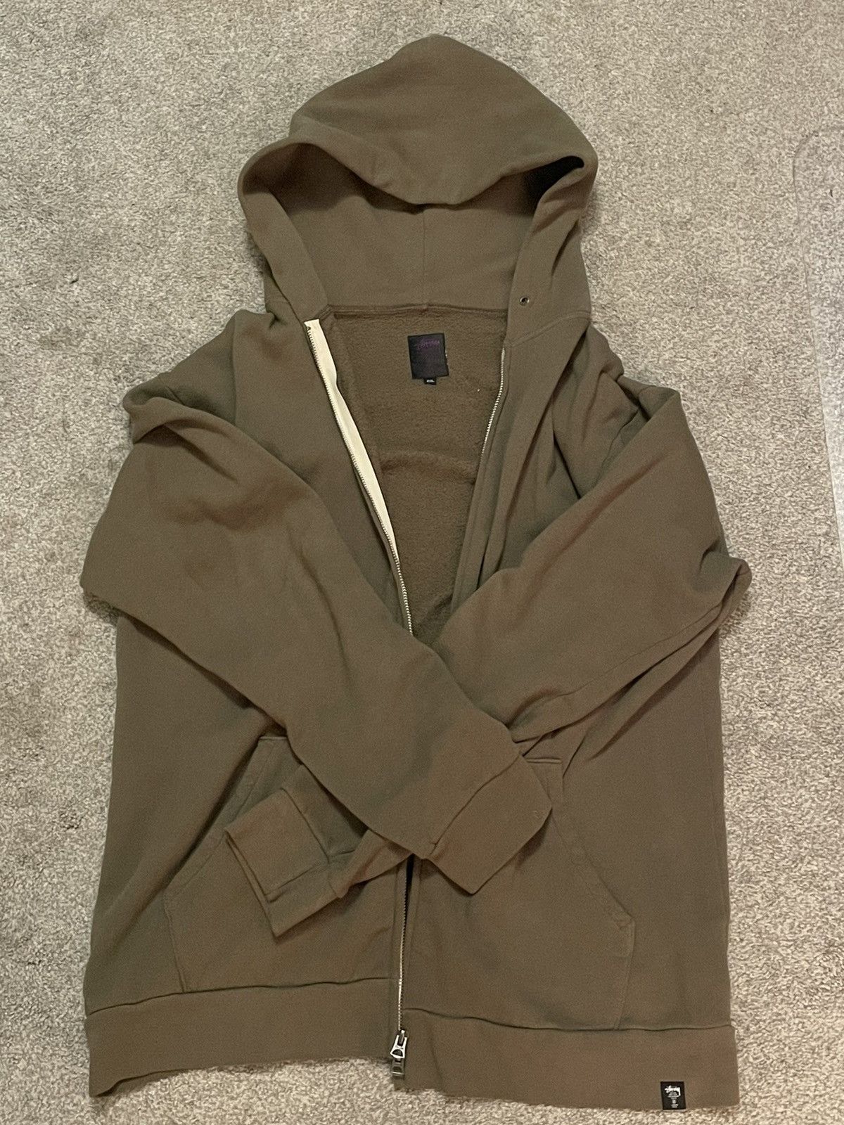 Stussy Zip Hoodie | Grailed