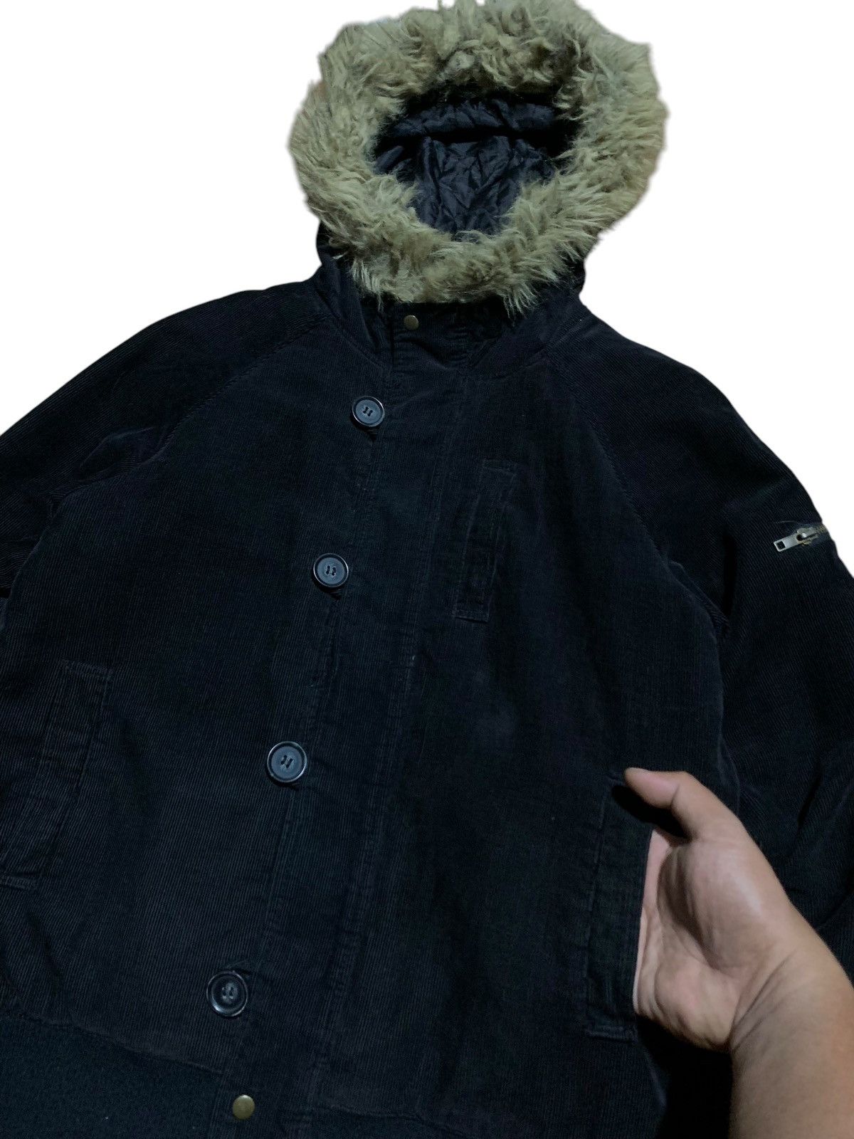 If Six Was Nine Vkei Crazy About Anything corduroy fur hoodie jacket Size US M / EU 48-50 / 2 - 3 Thumbnail