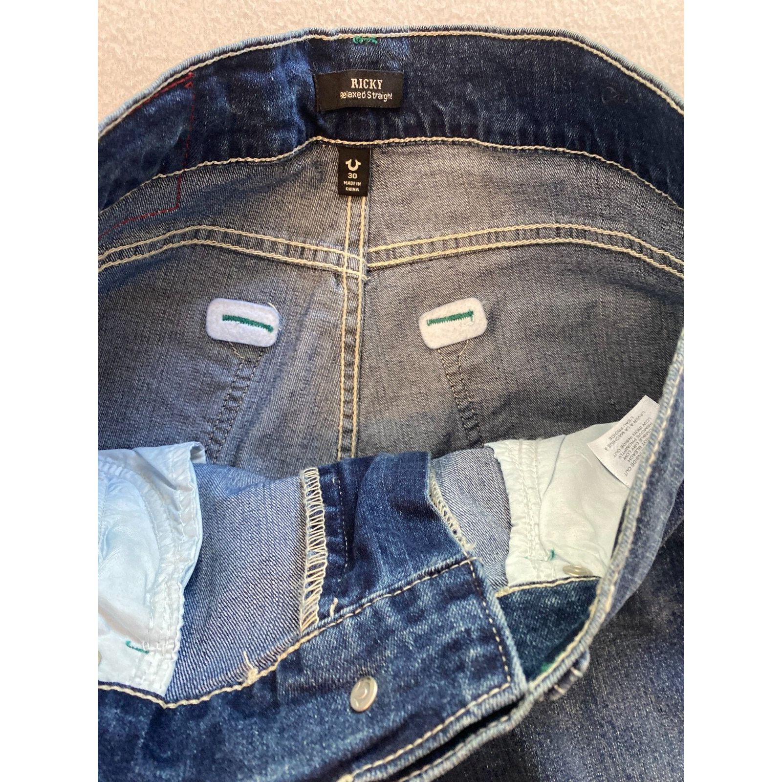 True Religion True Religion Ricky Jeans Mens Size 30 Relaxed Straight NWT Size US 30 / EU 46 - 13 Thumbnail