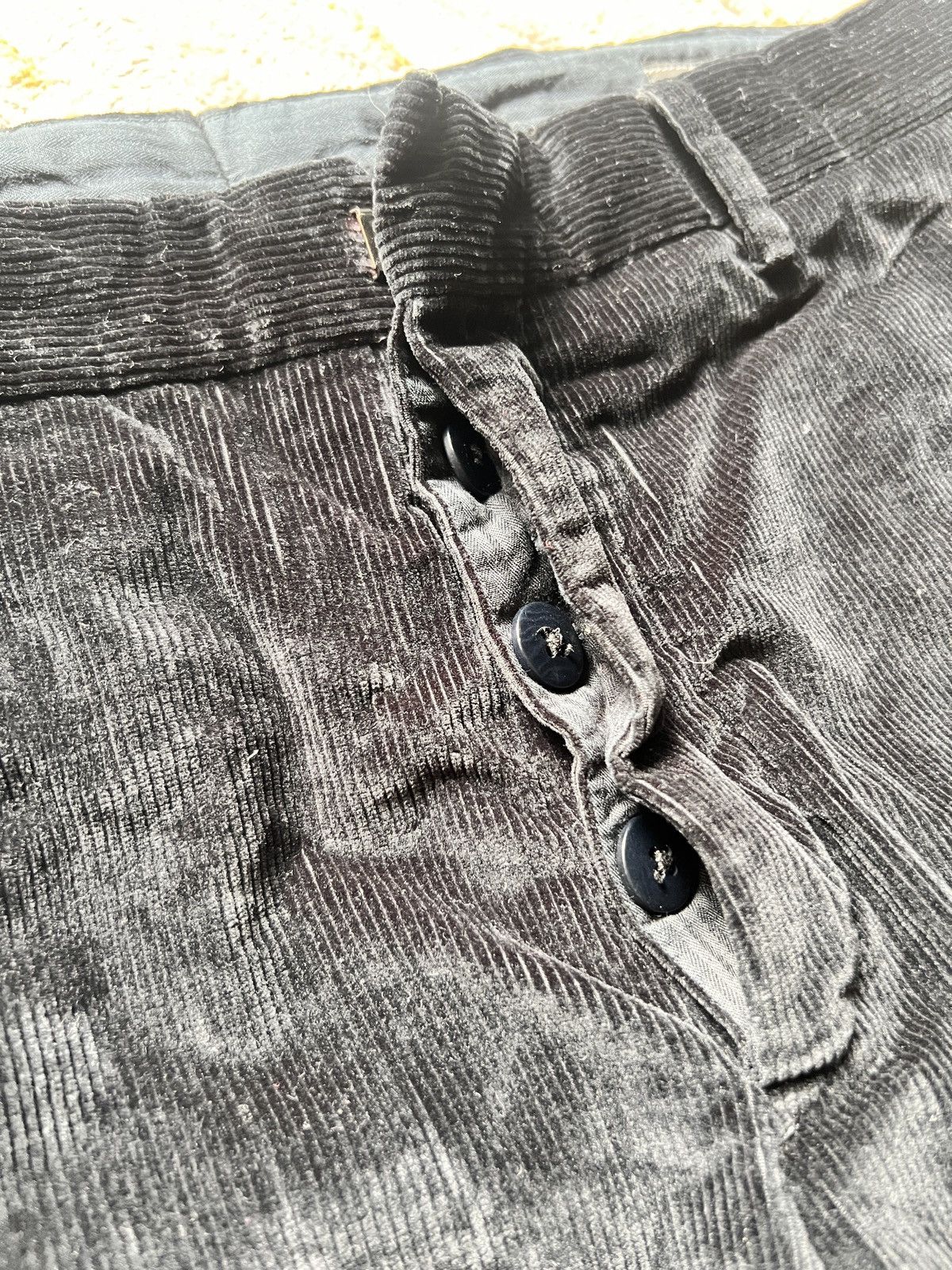 Prada Prada Dark Blue Velvet Denim Trousers Size US 32 / EU 48 - 5 Thumbnail