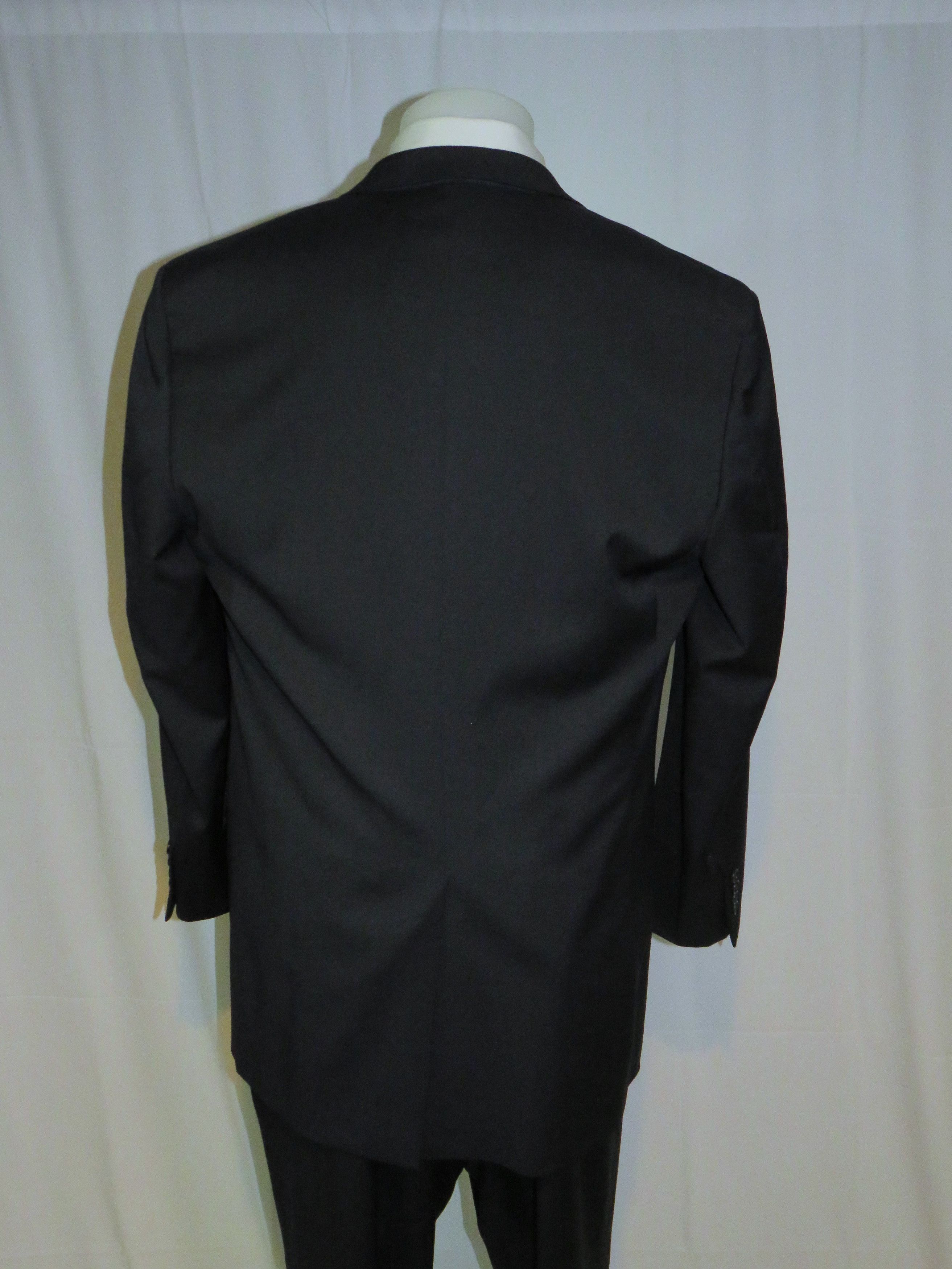 Brooks Brothers 1818 Madison x Southwick Solid Navy Two Button Suit 46XL Size 46L - 10 Thumbnail