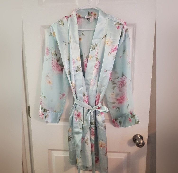 Oscar De La Renta Vintage Oscar de la Renta Garden Party Floral Robe Size XL / US 12-14 / IT 48-50 - 3 Thumbnail