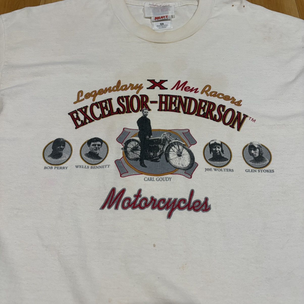 Vintage Vintage excelsior-henderson motorcycles t-shirt Size US XL / EU 56 / 4 - 2 Thumbnail