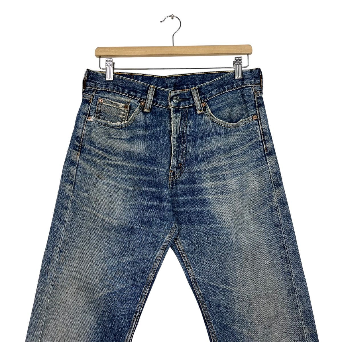 Levi's Vintage Y2k Levis Lot 505 Distressed Denim Size US 30 / EU 46 - 3 Thumbnail