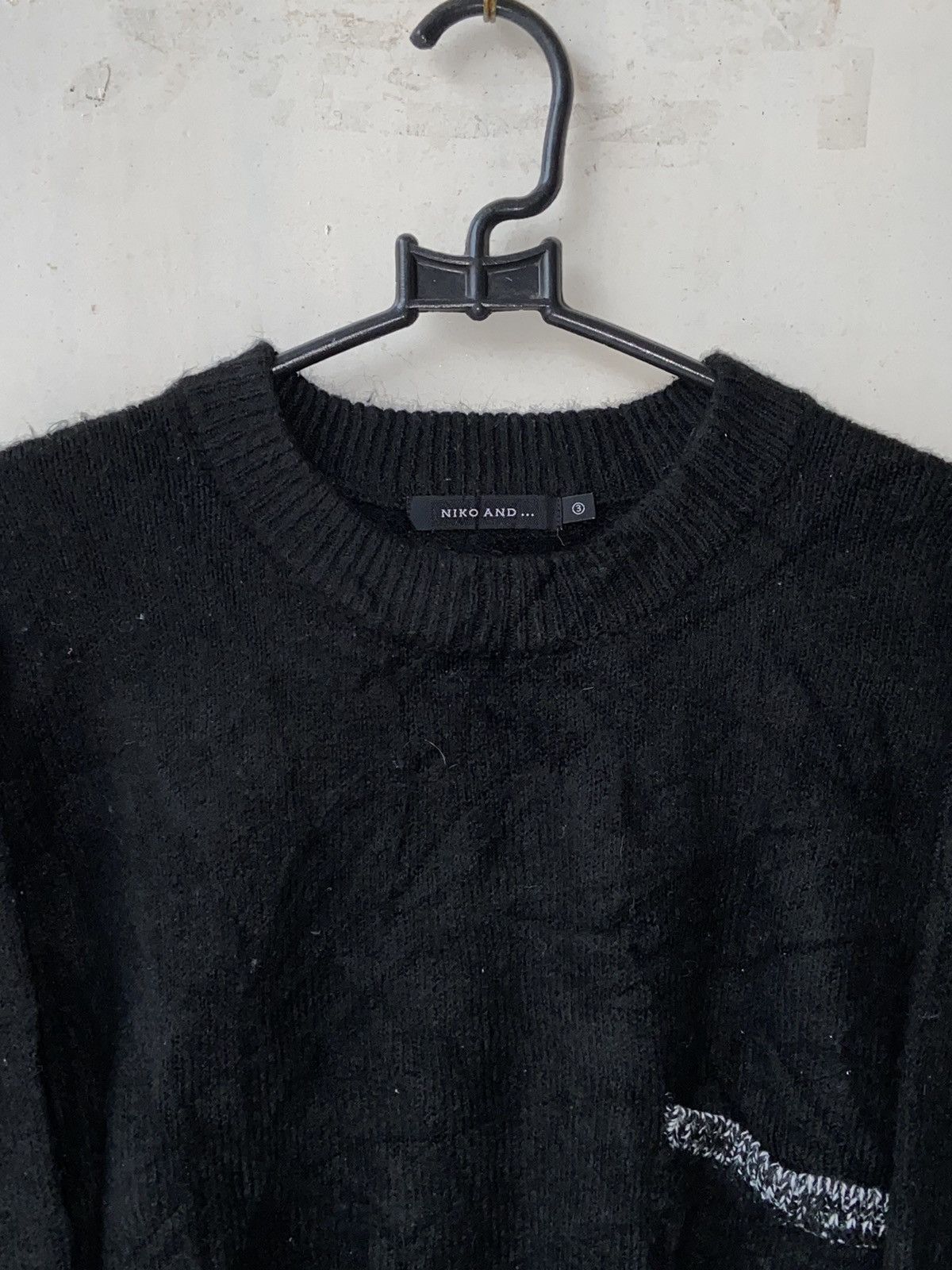 Issey Miyake NIKO AND… Black Sweater Size US XL / EU 56 / 4 - 3 Thumbnail