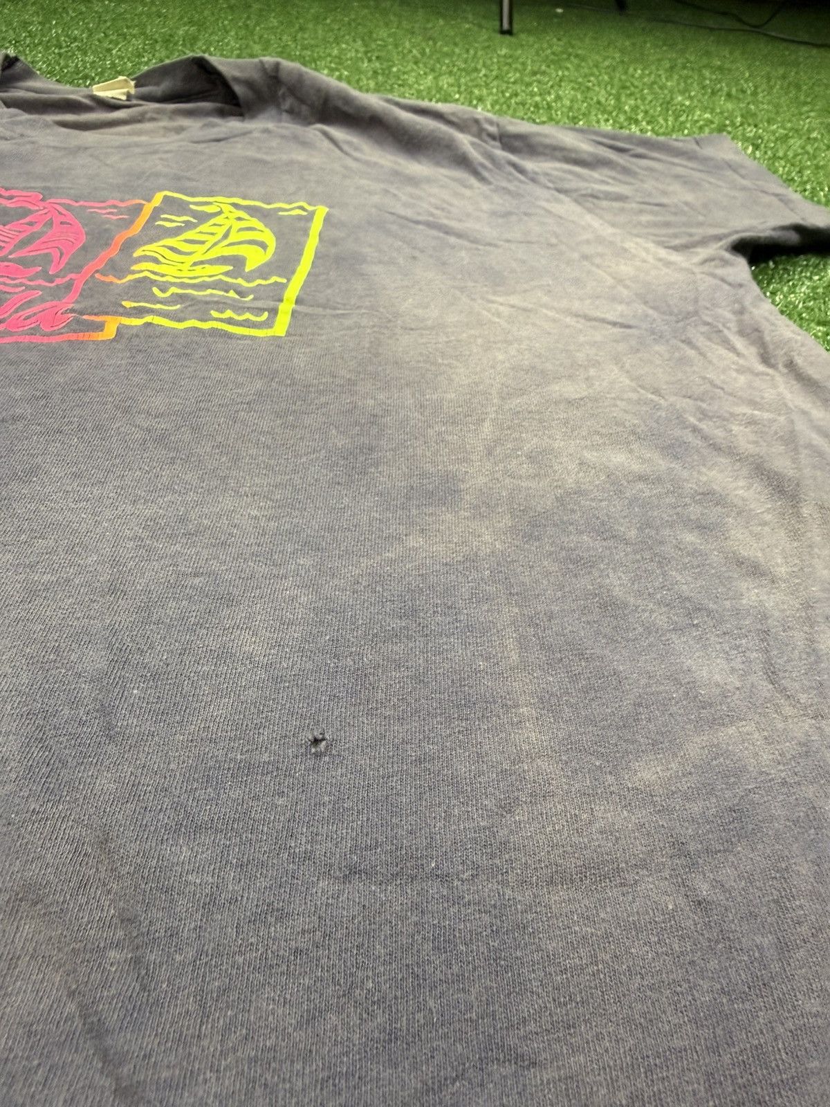 Vintage True vintage 1960s Miami Florida black t-shirt faded Size US XL / EU 56 / 4 - 4 Thumbnail