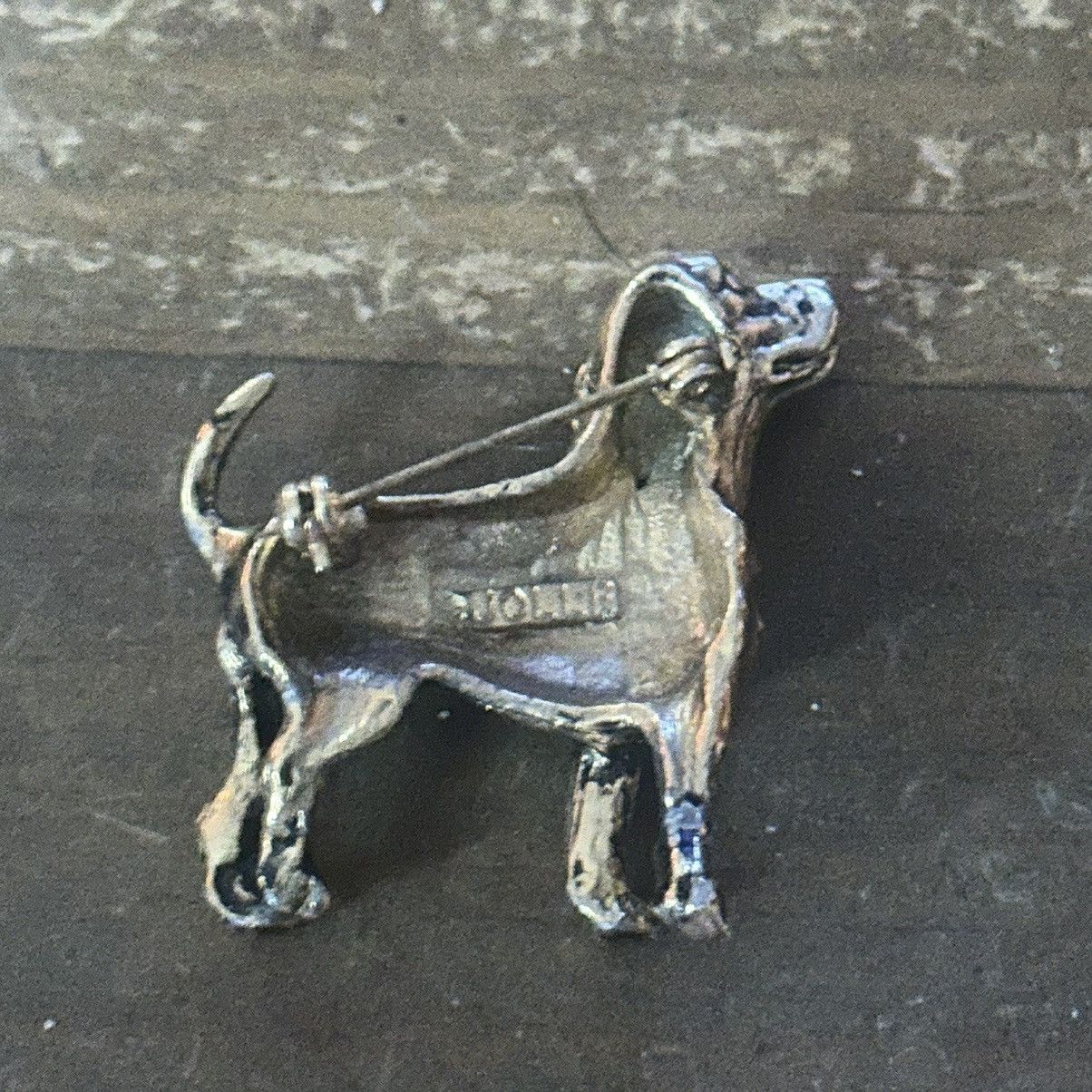 Vintage Vintage Jolle gold tone Beagle/Hound Dog brooch Size ONE SIZE - 4 Thumbnail