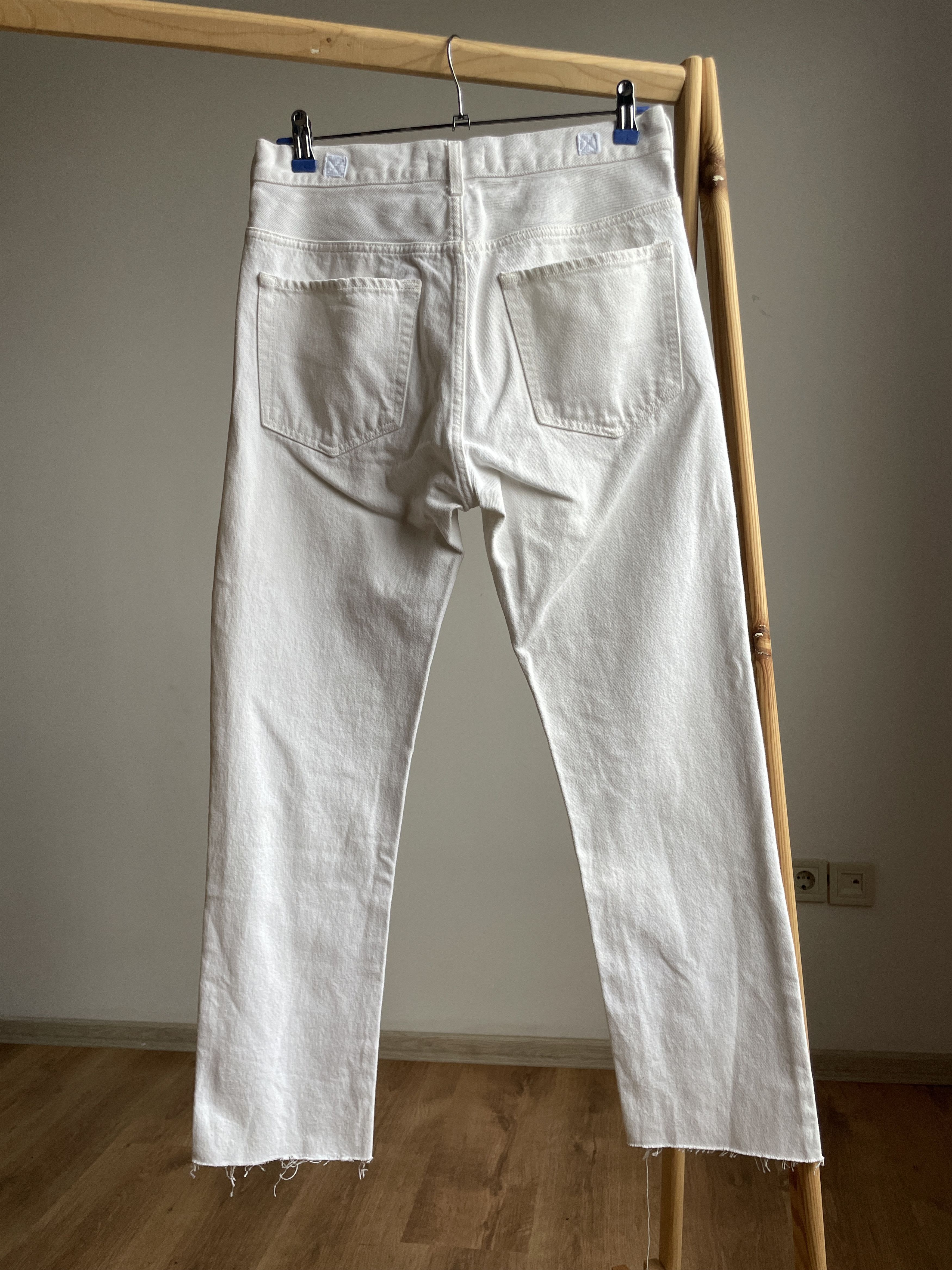 Acne Studios Acne Studios Jones/Optic White Cropped Denim Size 30 Size US 30 / EU 46 - 2 Thumbnail