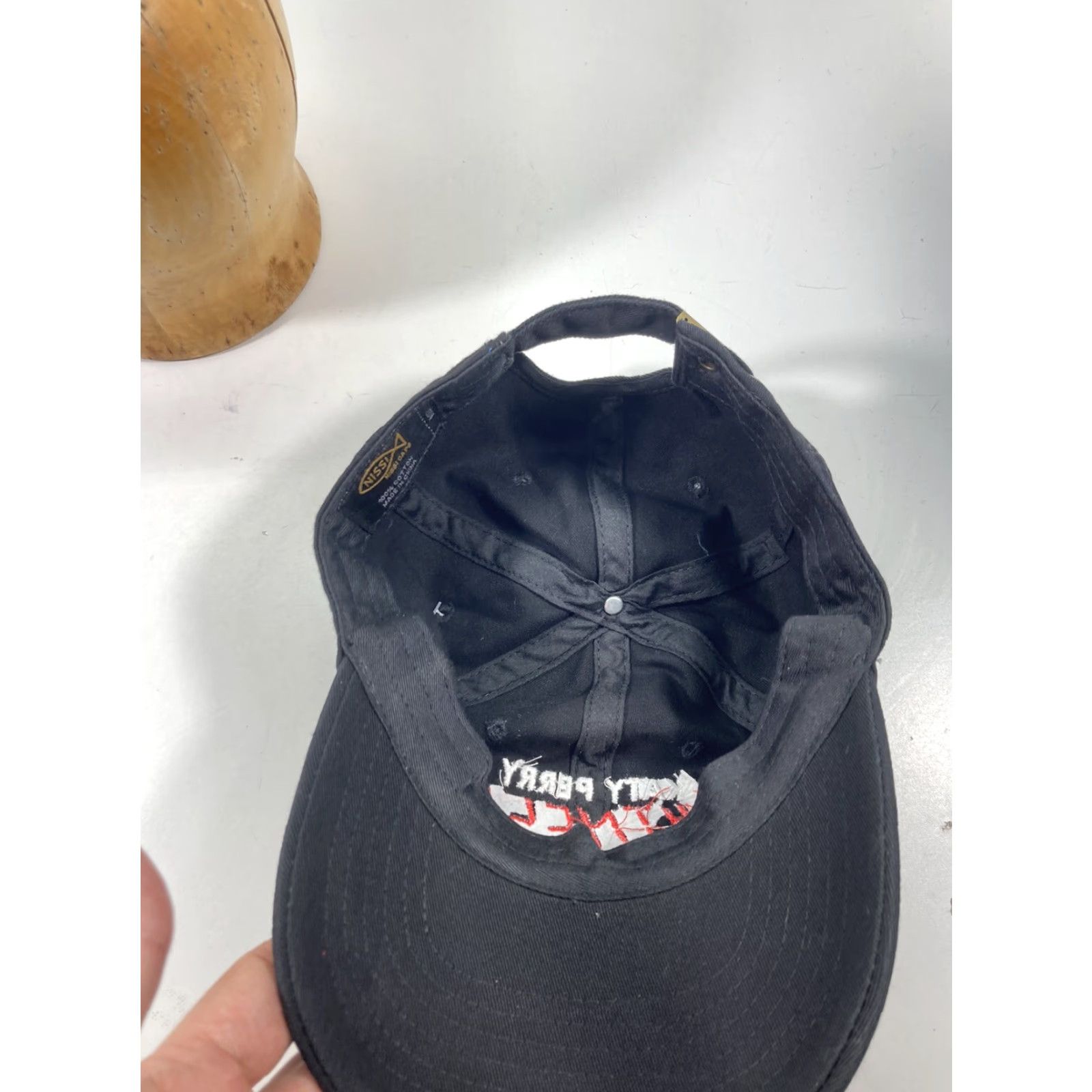 Sperry Katy Perry Witness The Tour 2017 Concert Hat Cap Black Adjustable Strapback NWT Baseball Cap Men One Size Nissin Caps Adjustable Black NWT Size ONE SIZE - 7 Thumbnail